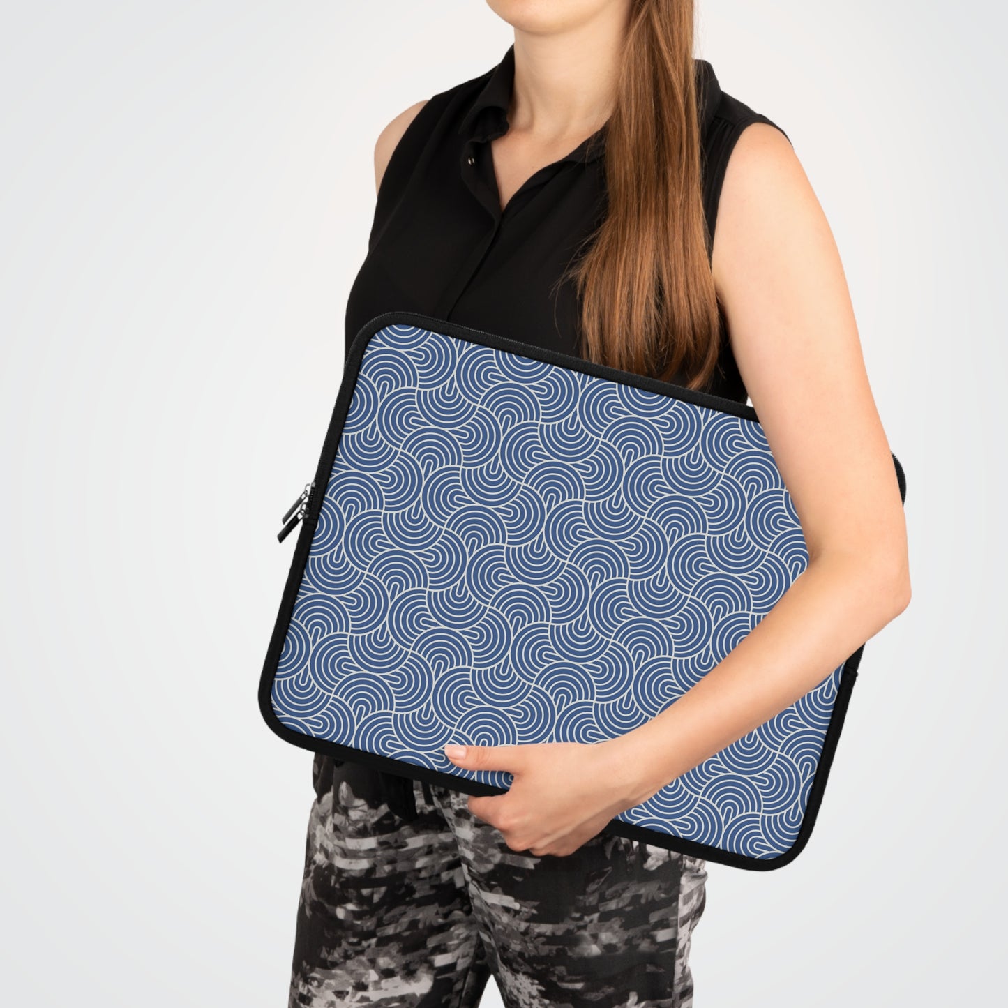 Mod Ovals - Cobalt Blue Laptop Sleeve