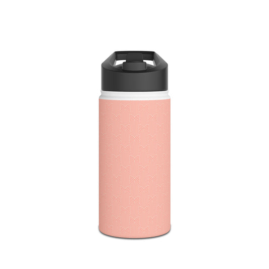 Mod Arch Deep Peach Tones Stainless Steel Water Bottle, Standard Lid