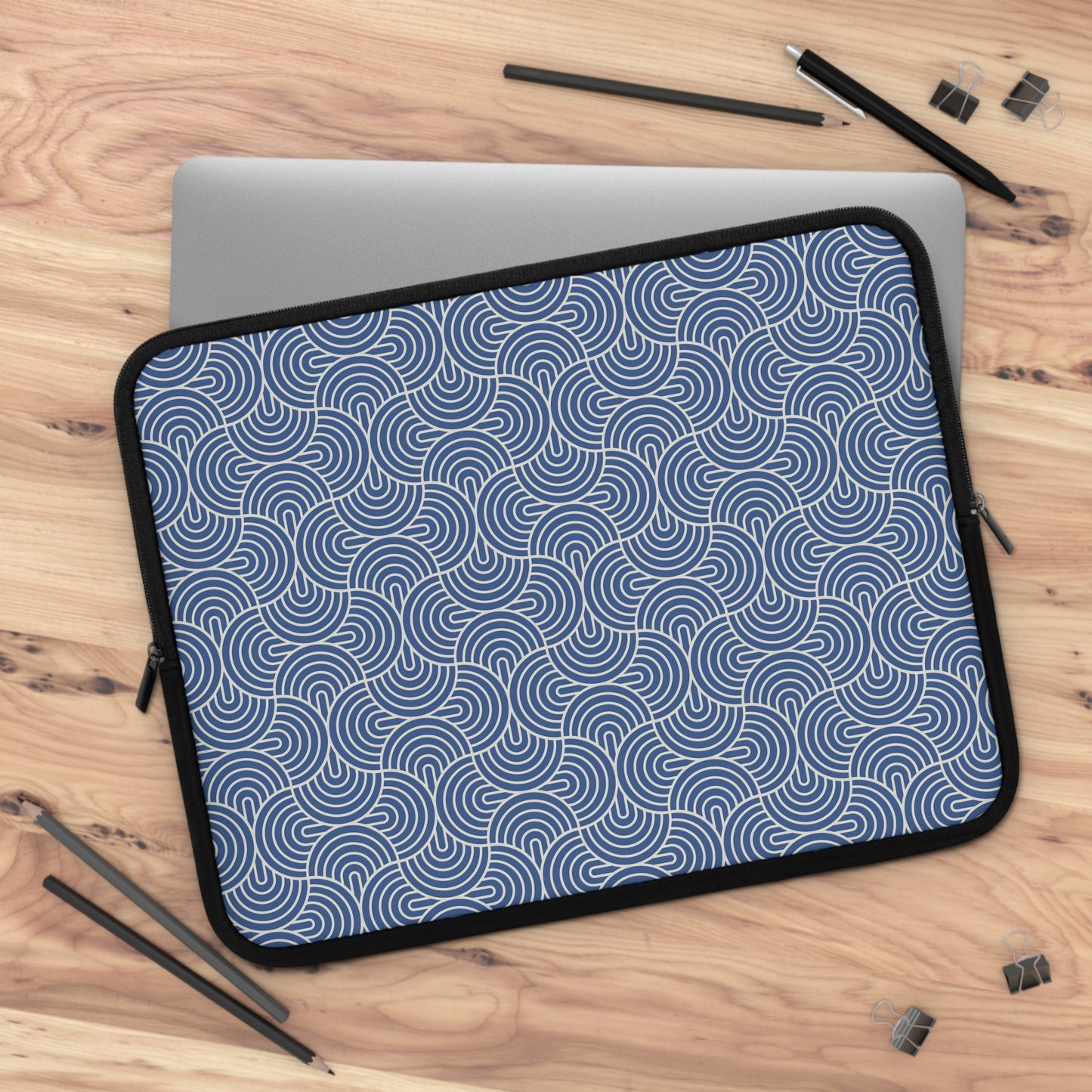 Mod Ovals - Cobalt Blue Laptop Sleeve