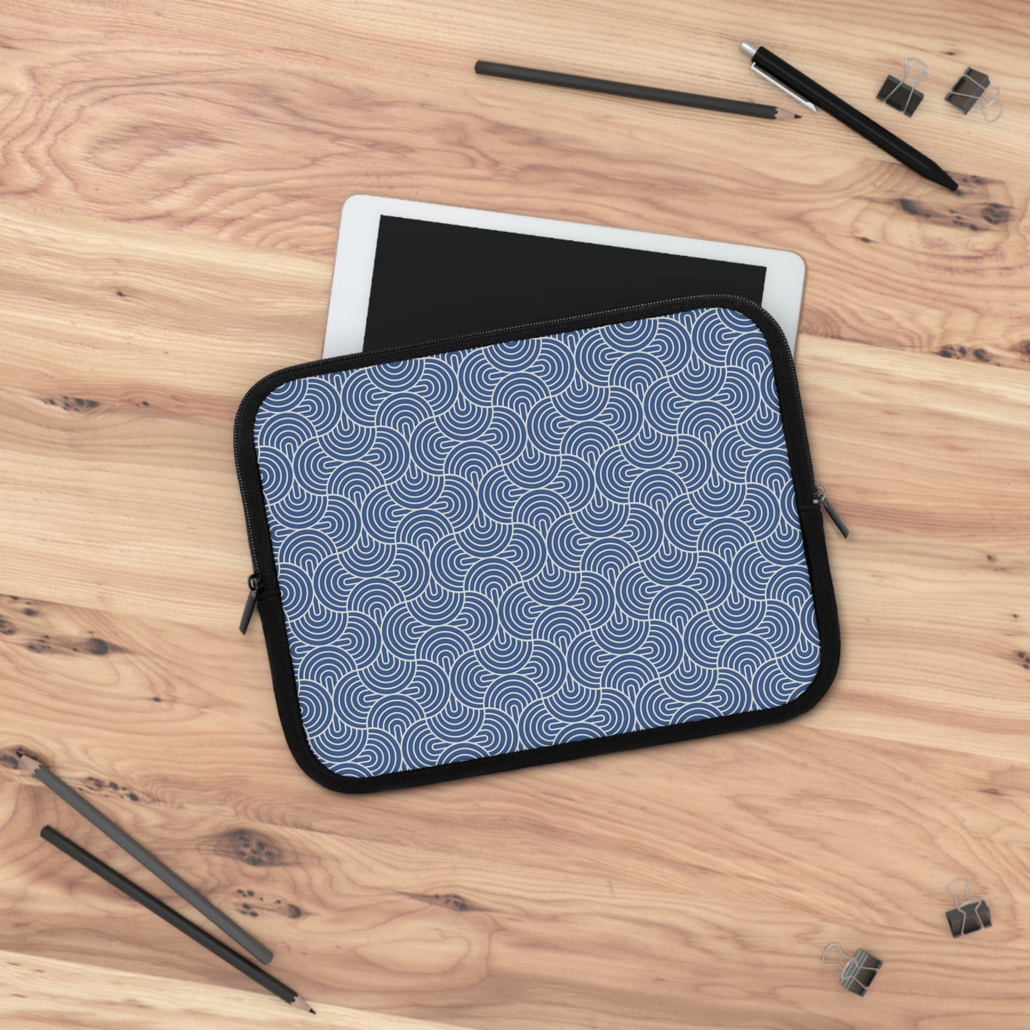 Mod Ovals - Cobalt Blue Laptop Sleeve