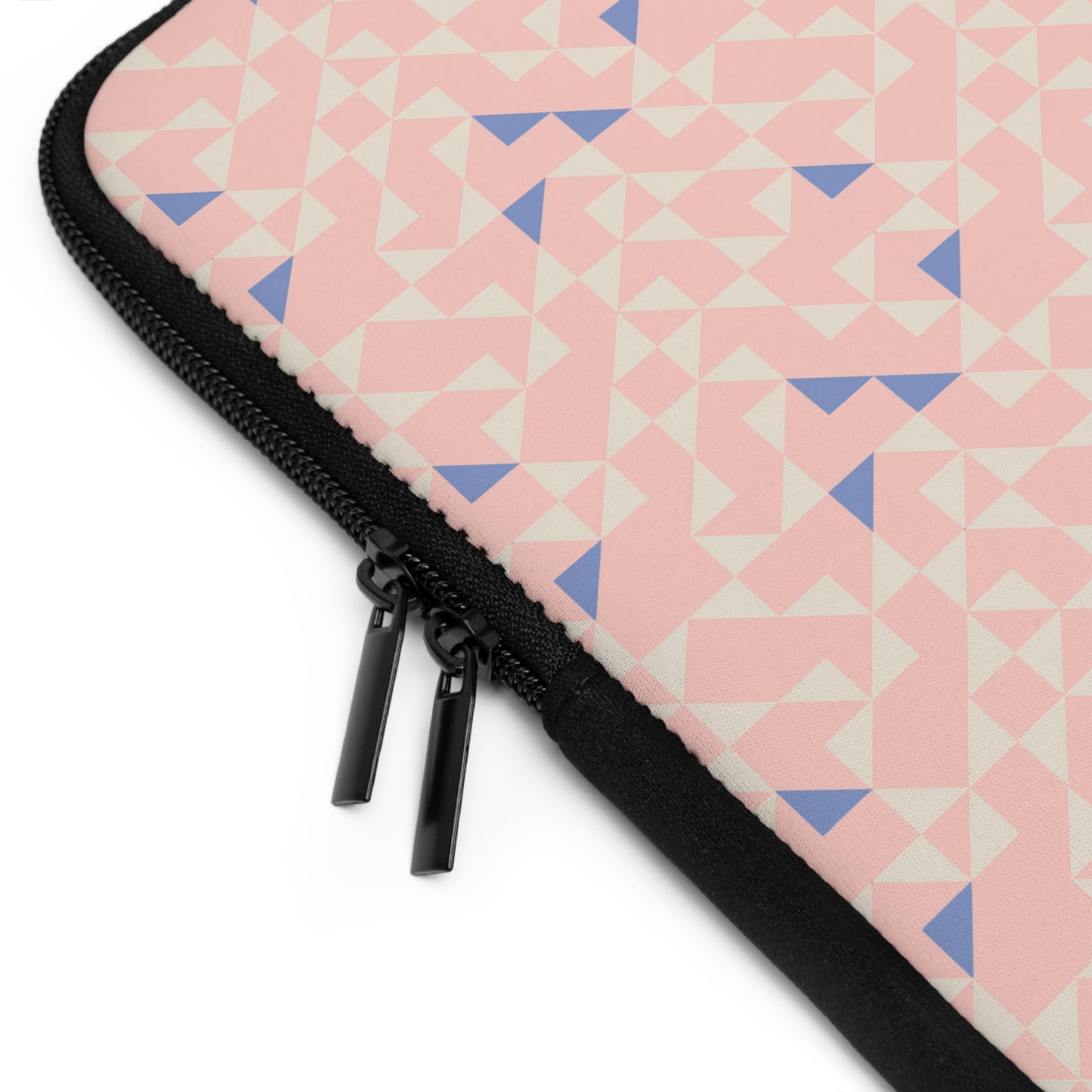 Peach Pearl Geometric Laptop Sleeve