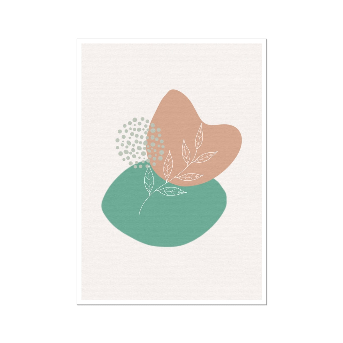 Boho Shapes No 2 Wall Art Poster