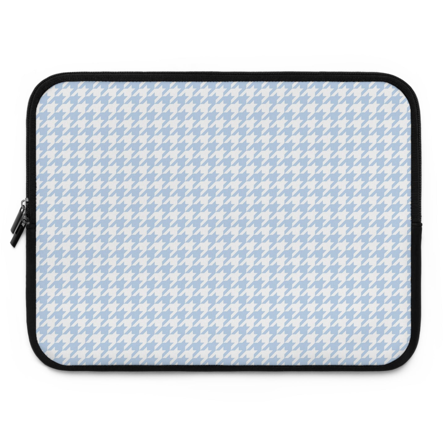 Skyblue Houndstooth Laptop Sleeve