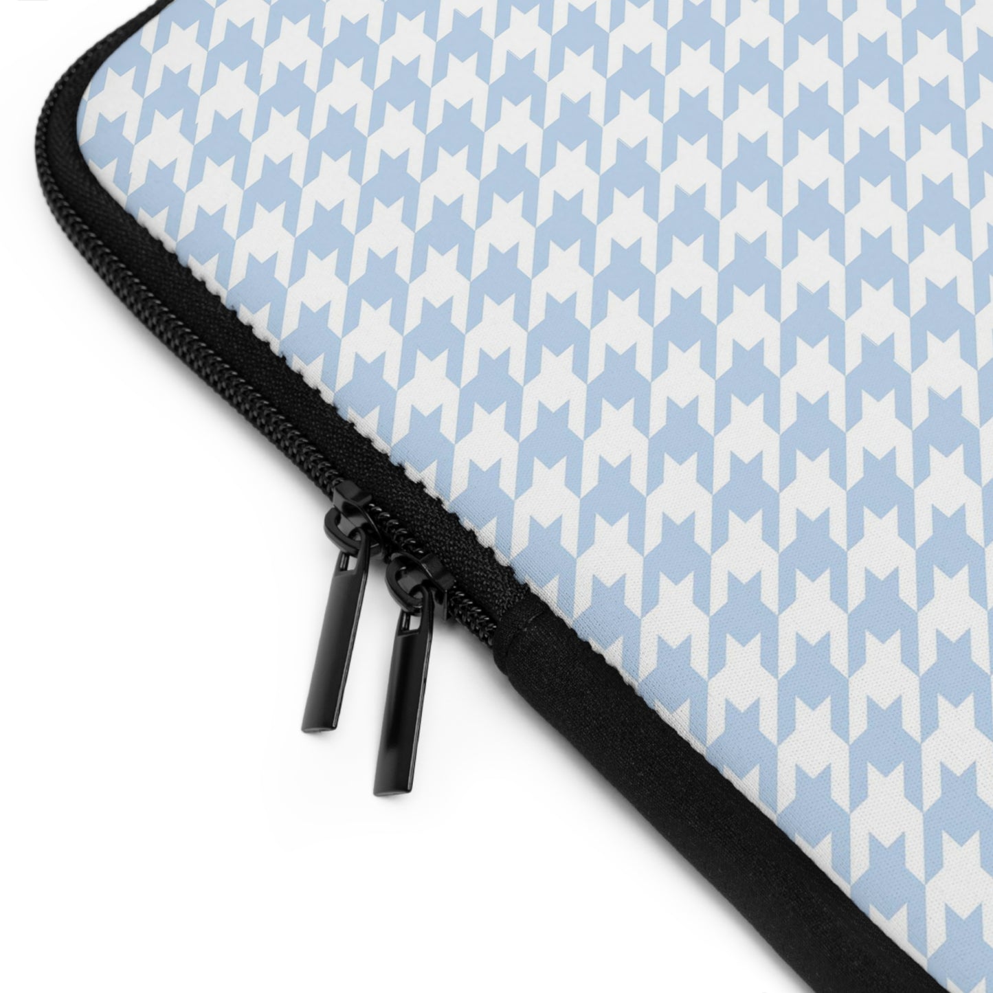 Skyblue Houndstooth Laptop Sleeve