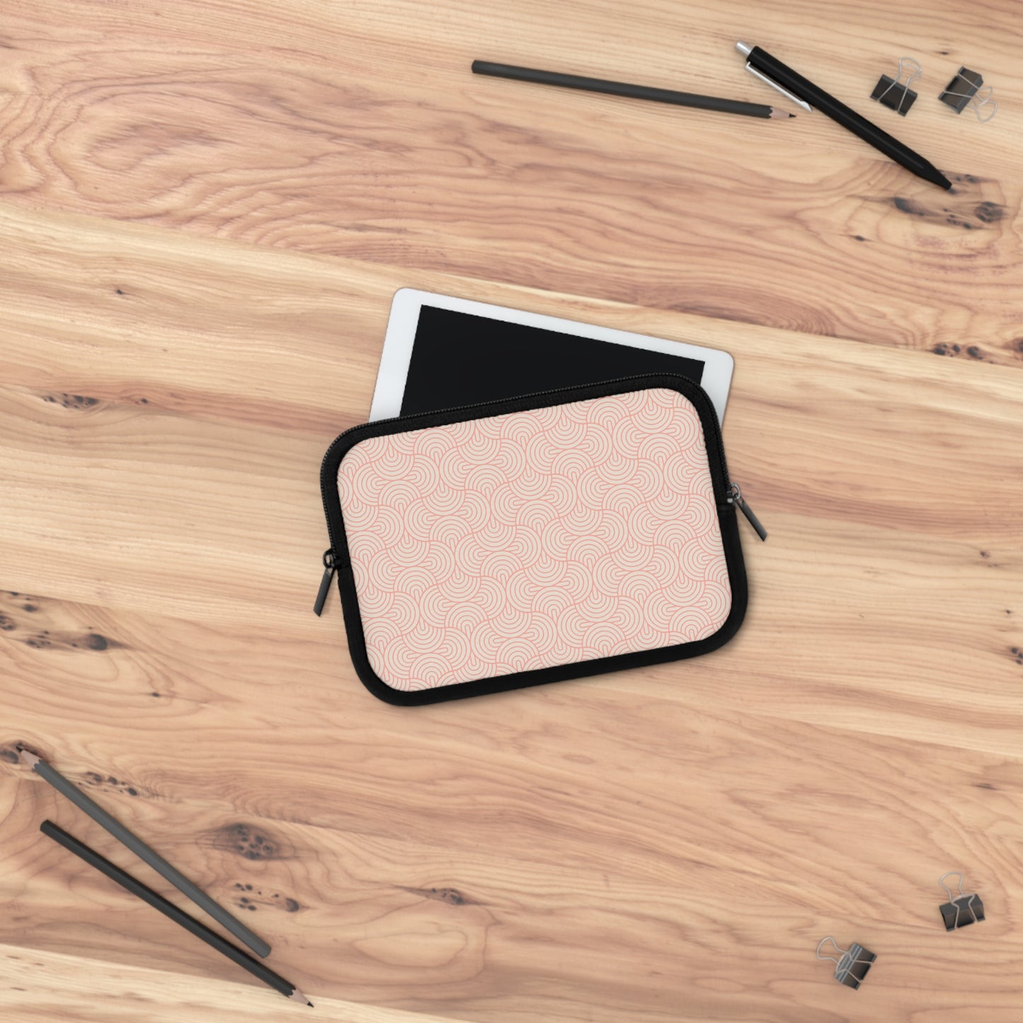 Mod Ovals - Peach Laptop Sleeve