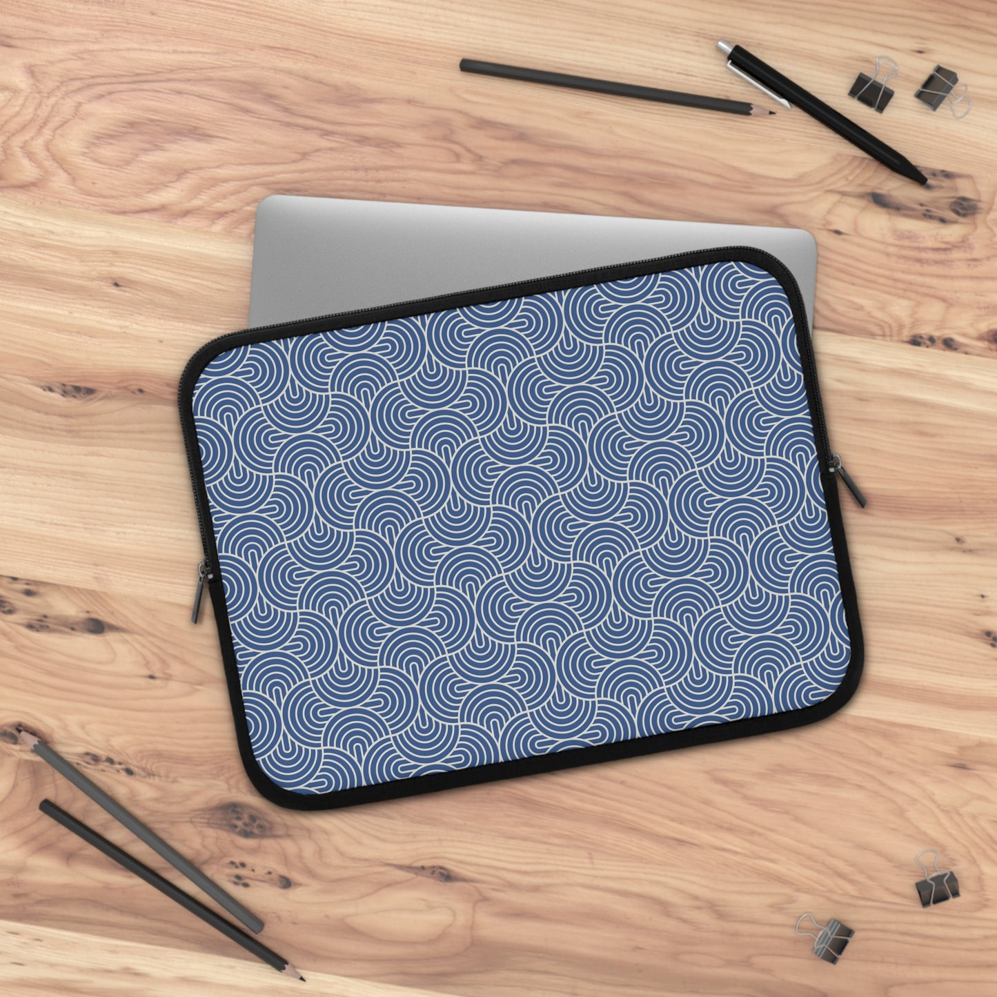 Mod Ovals - Cobalt Blue Laptop Sleeve