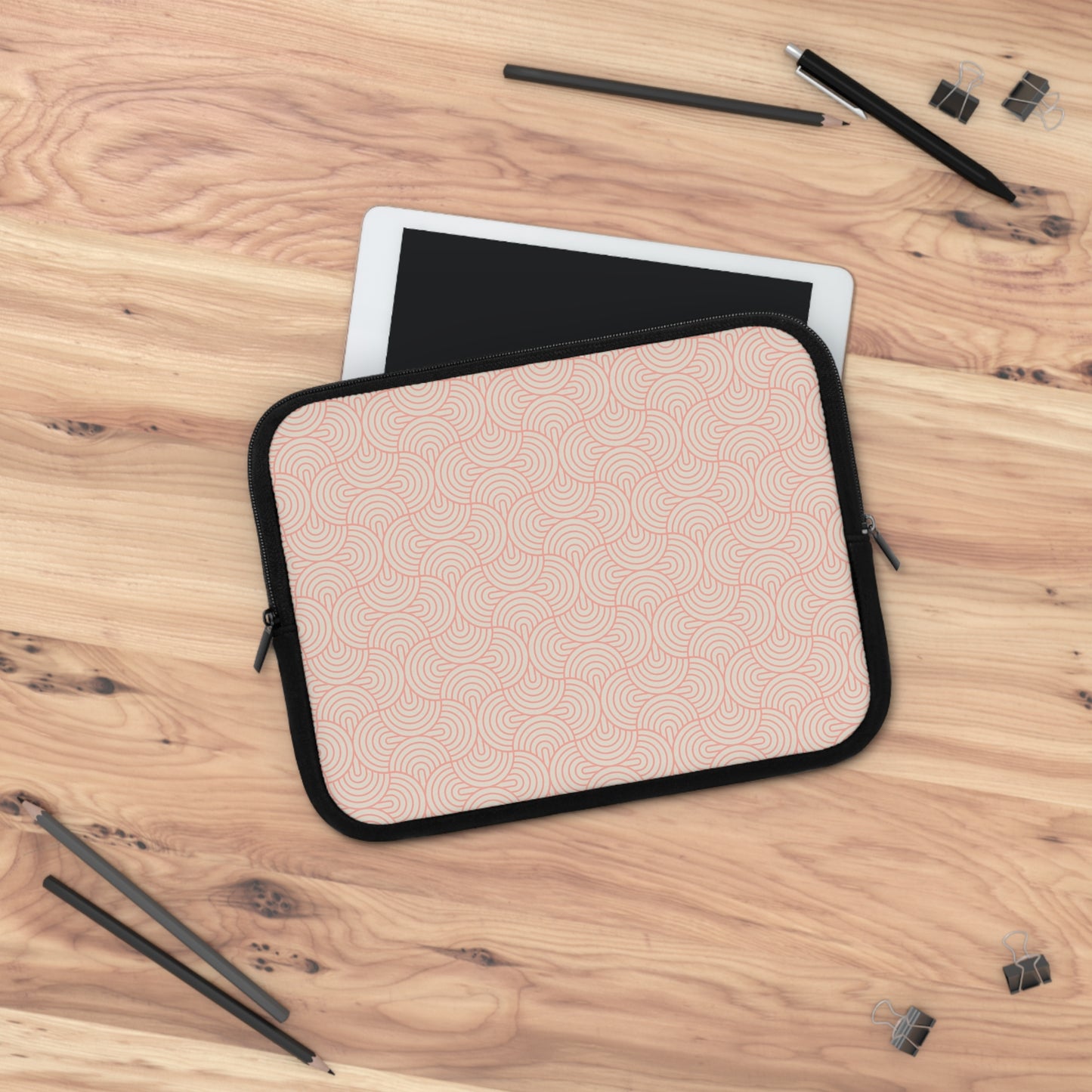 Mod Ovals - Peach Laptop Sleeve