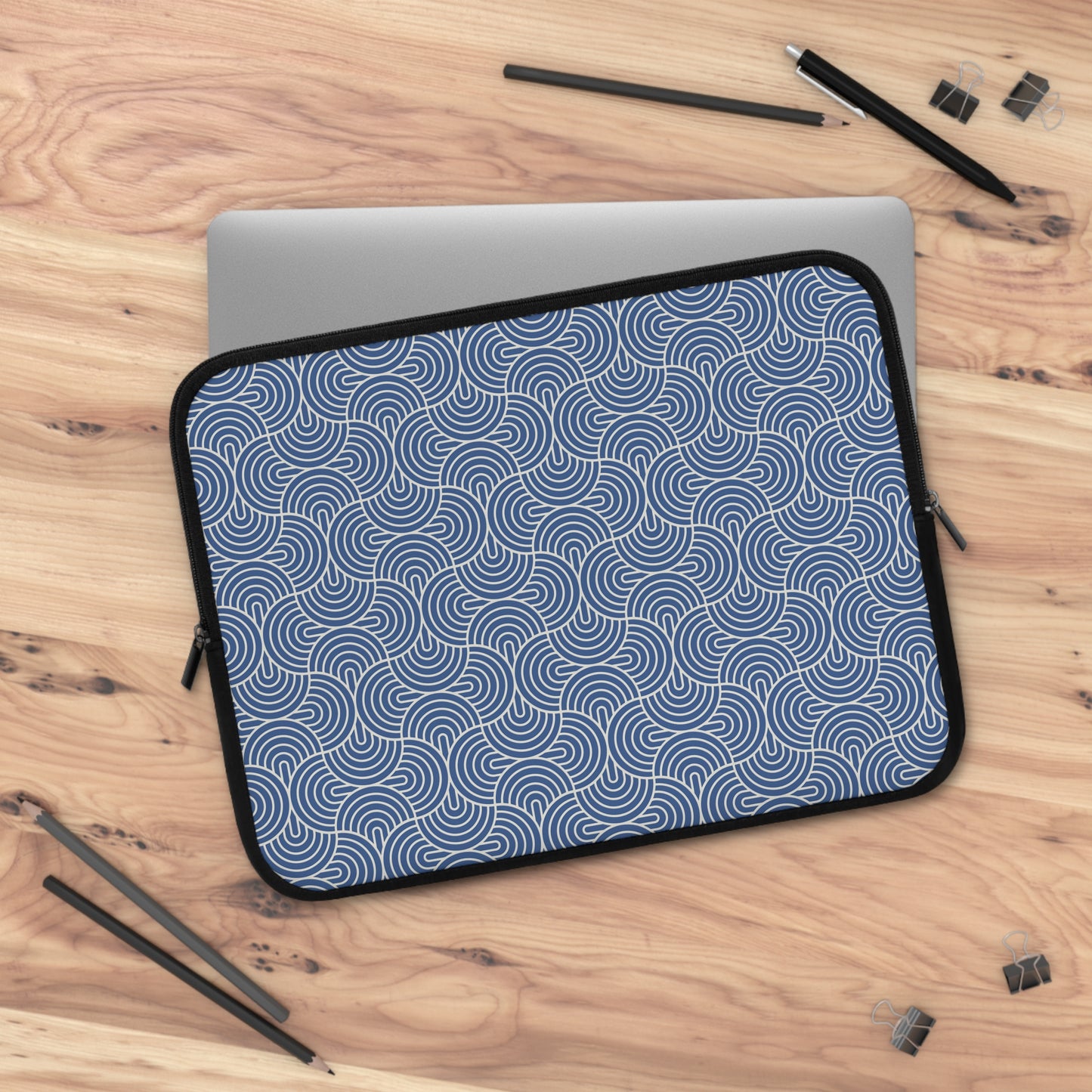 Mod Ovals - Cobalt Blue Laptop Sleeve