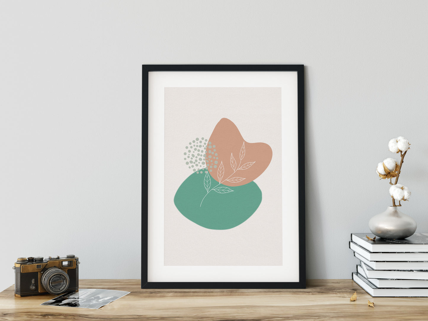 Boho Shapes No 2 Framed Print