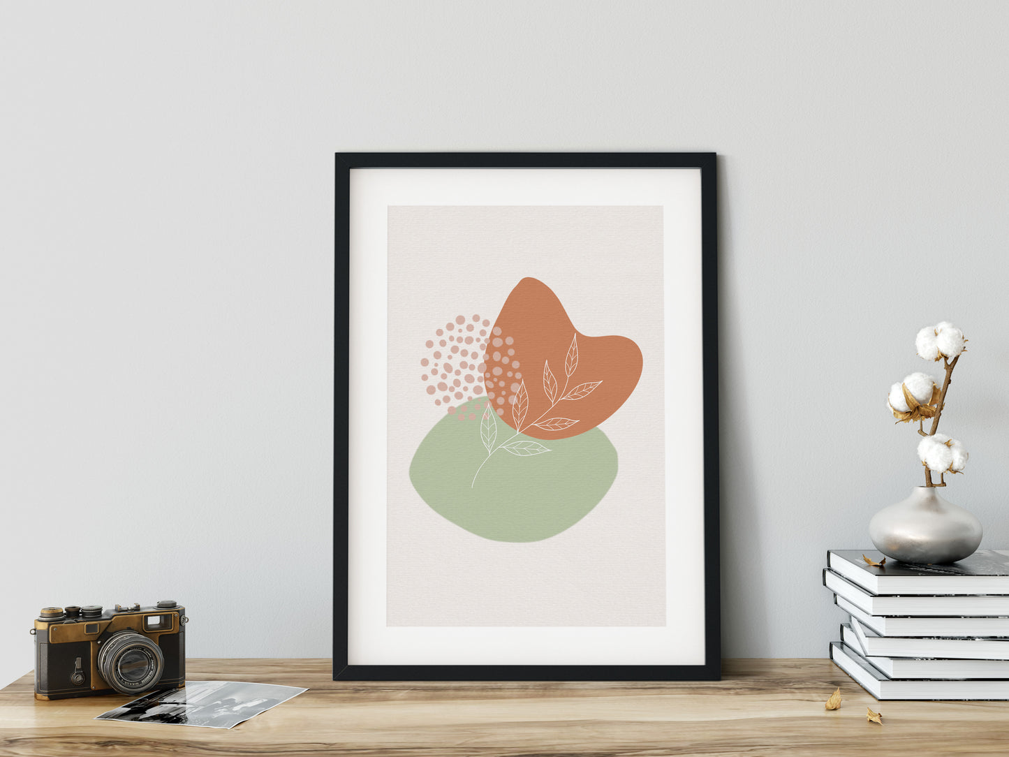 Boho Shapes No 4 Framed Print