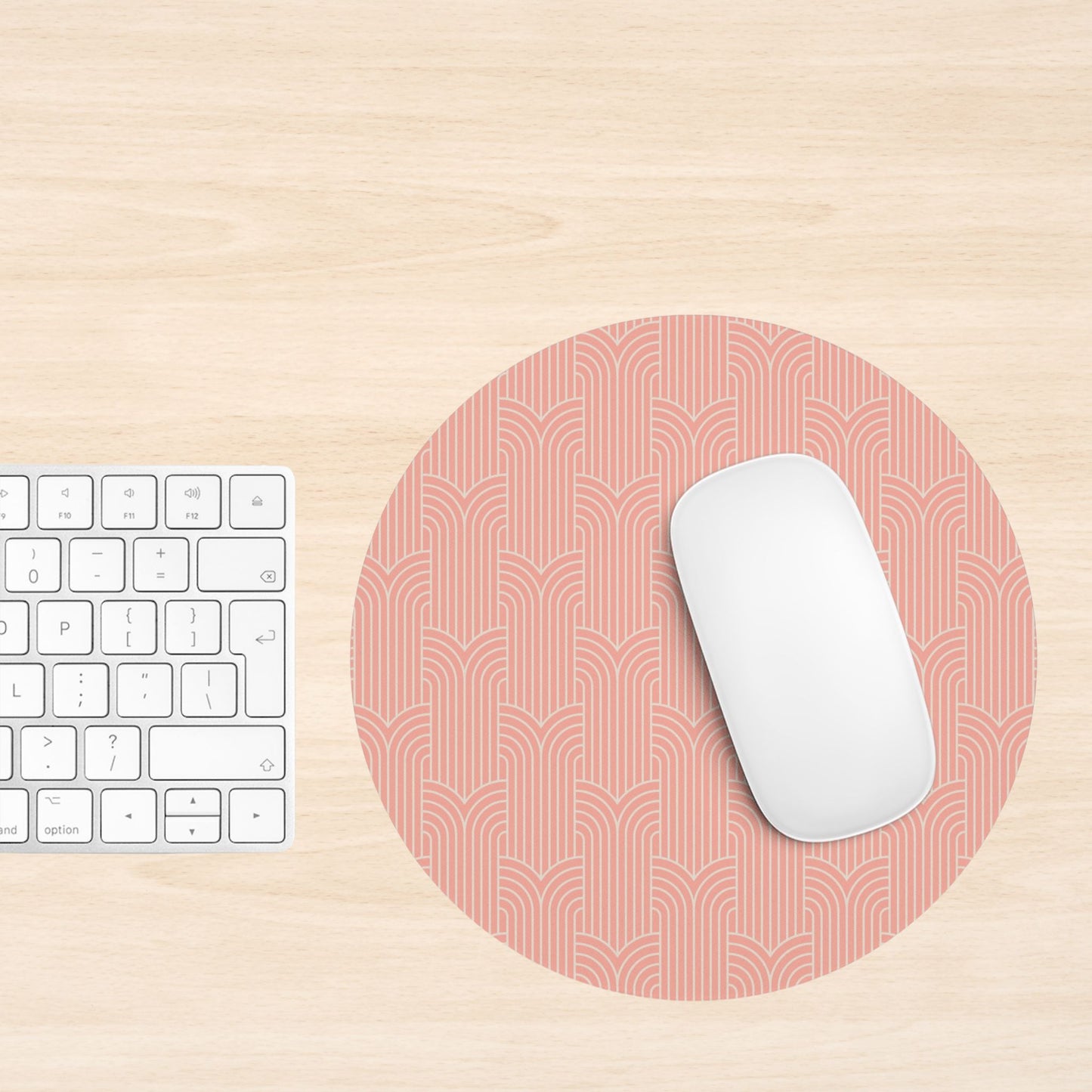 Mod Arch - Deep Peach Mouse Pad