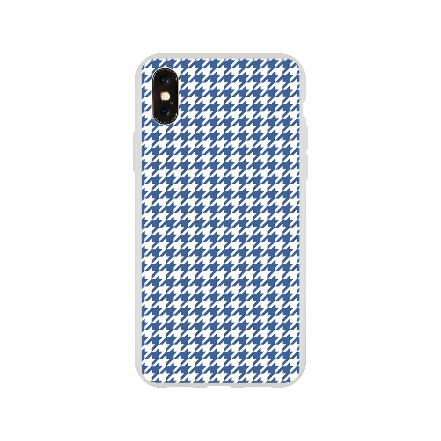 Houndstooth Pattern in Integra Blue - Phone Case