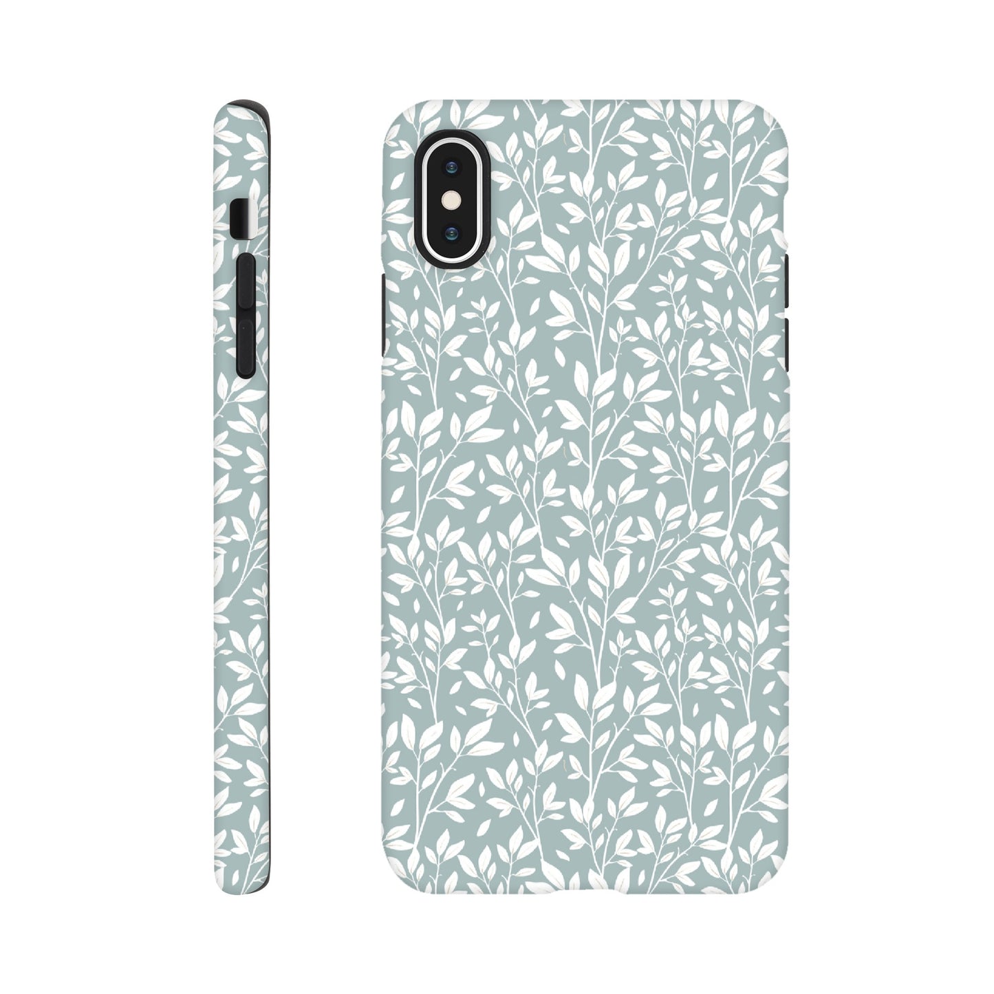 Sage Green Botanical Leaves Phone Case - Stylish & Protective