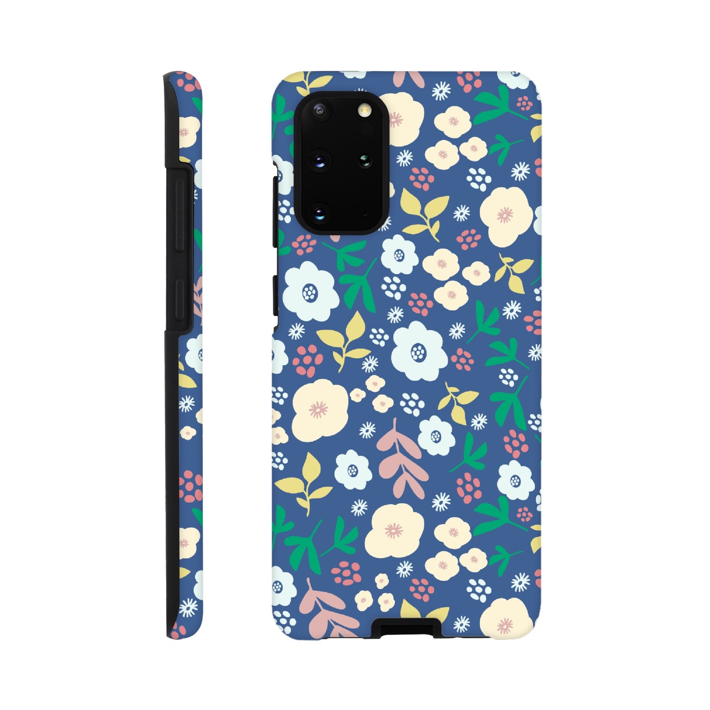 Spring Flowers on Blue - Phone Case