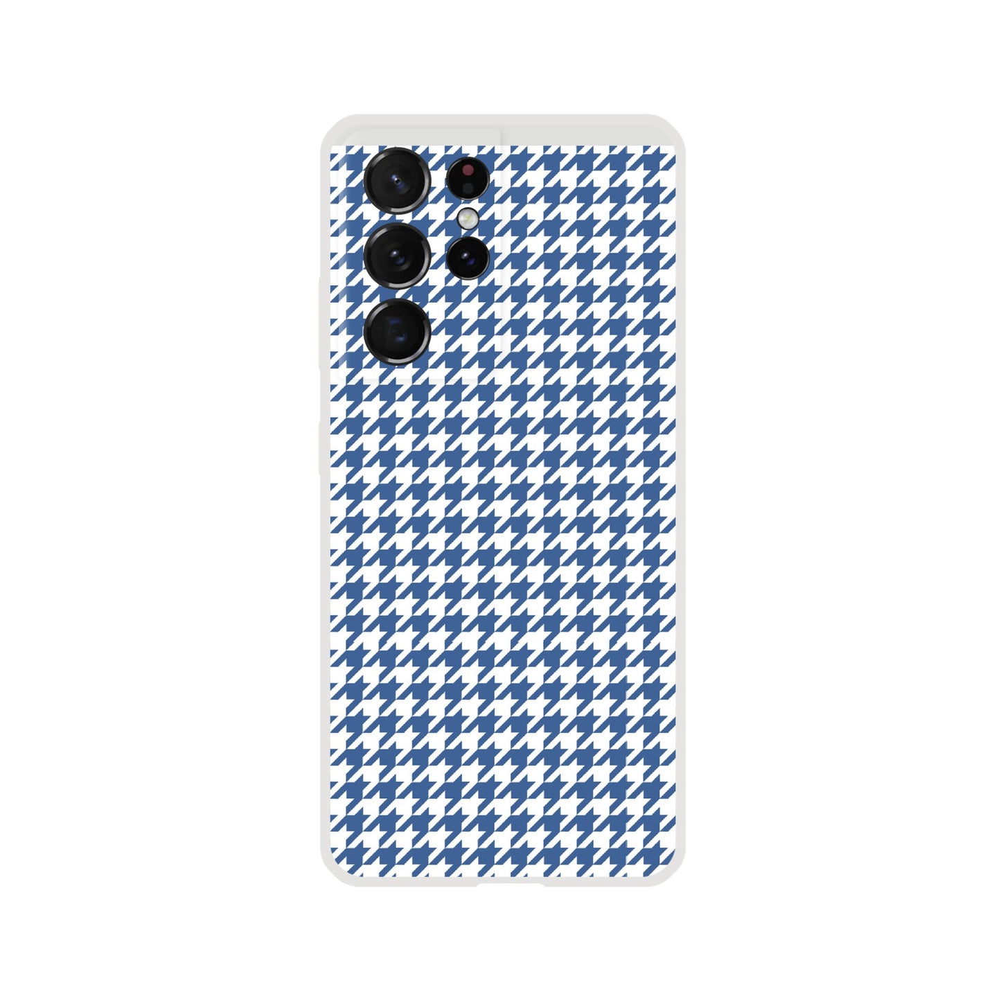 Houndstooth Pattern in Integra Blue - Phone Case