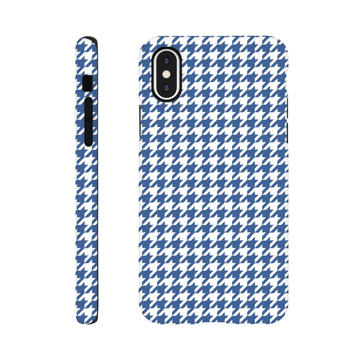 Houndstooth Pattern in Integra Blue - Phone Case