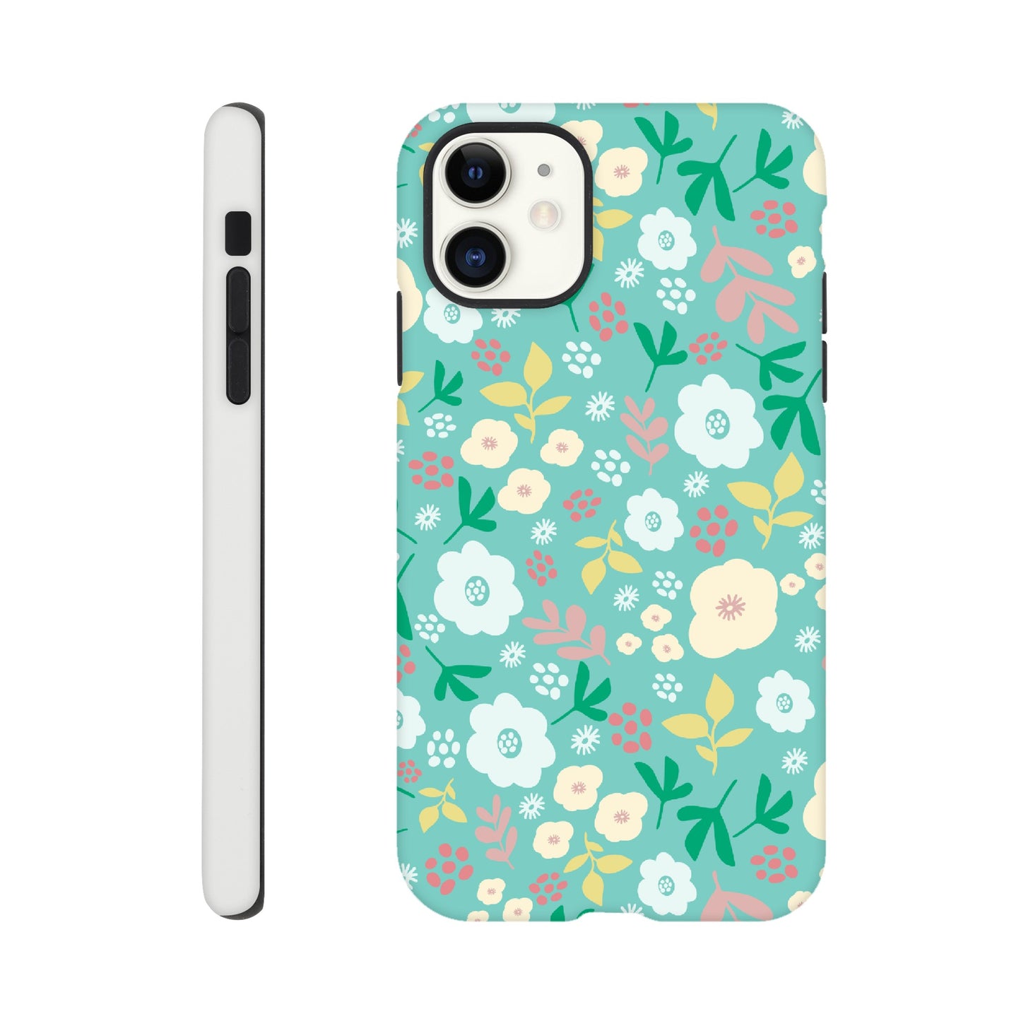 Spring Flowers on Green - Phone Case