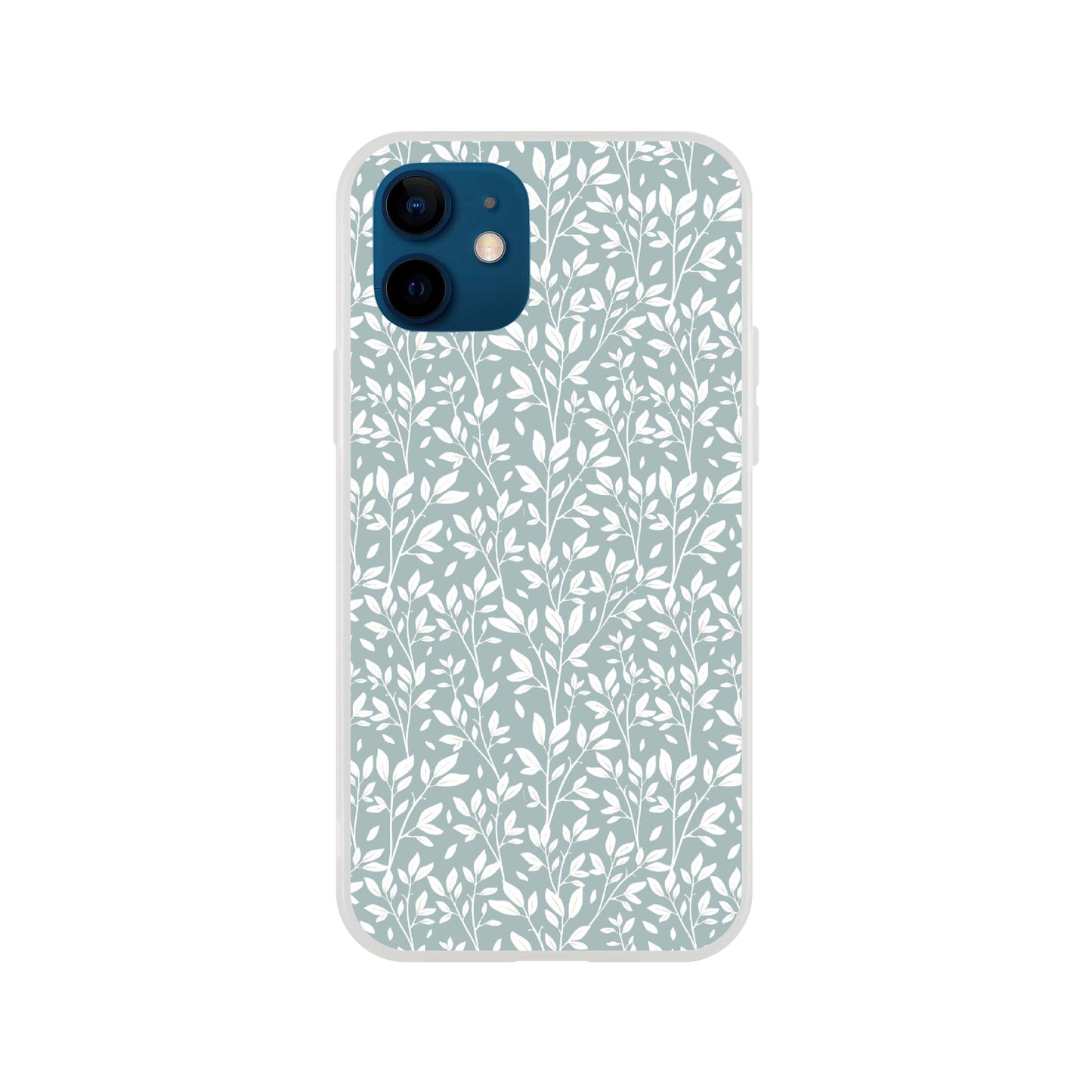 Sage Green Botanical Leaves Phone Case - Stylish & Protective