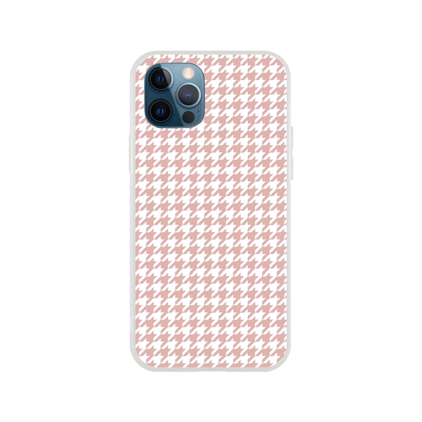 Houndstooth Pattern in Pink - Phone Case