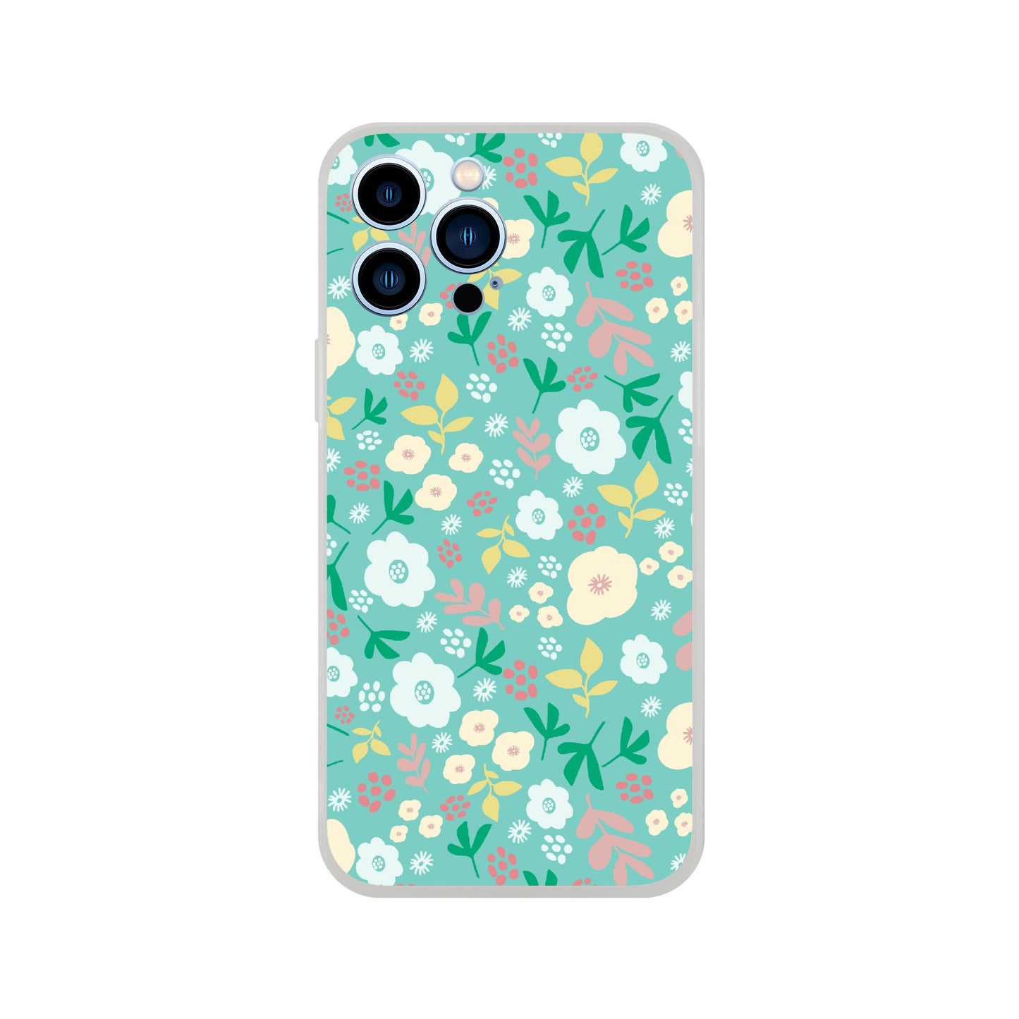 Spring Flowers on Green - Phone Case