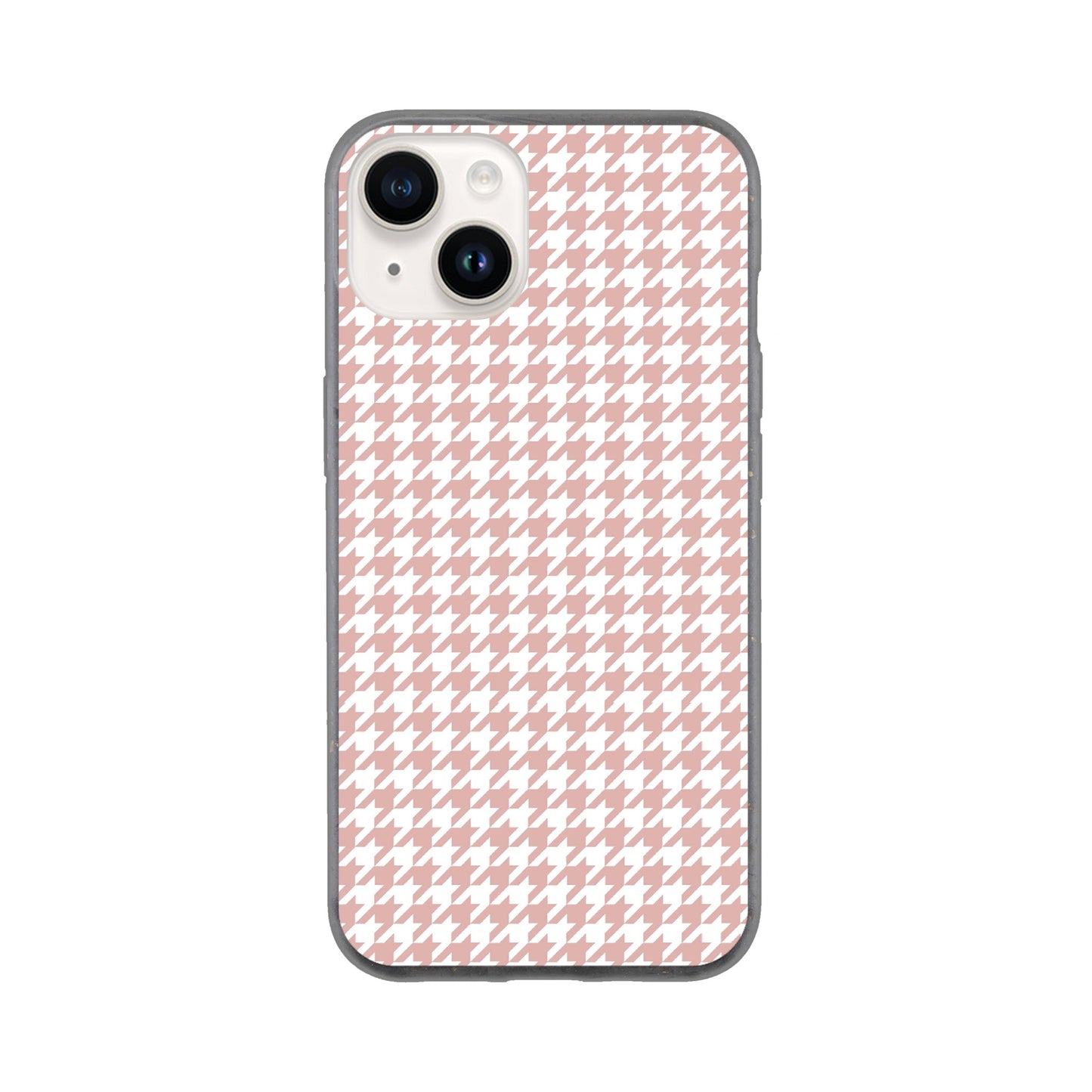 Houndstooth Pattern in Pink - Phone Case