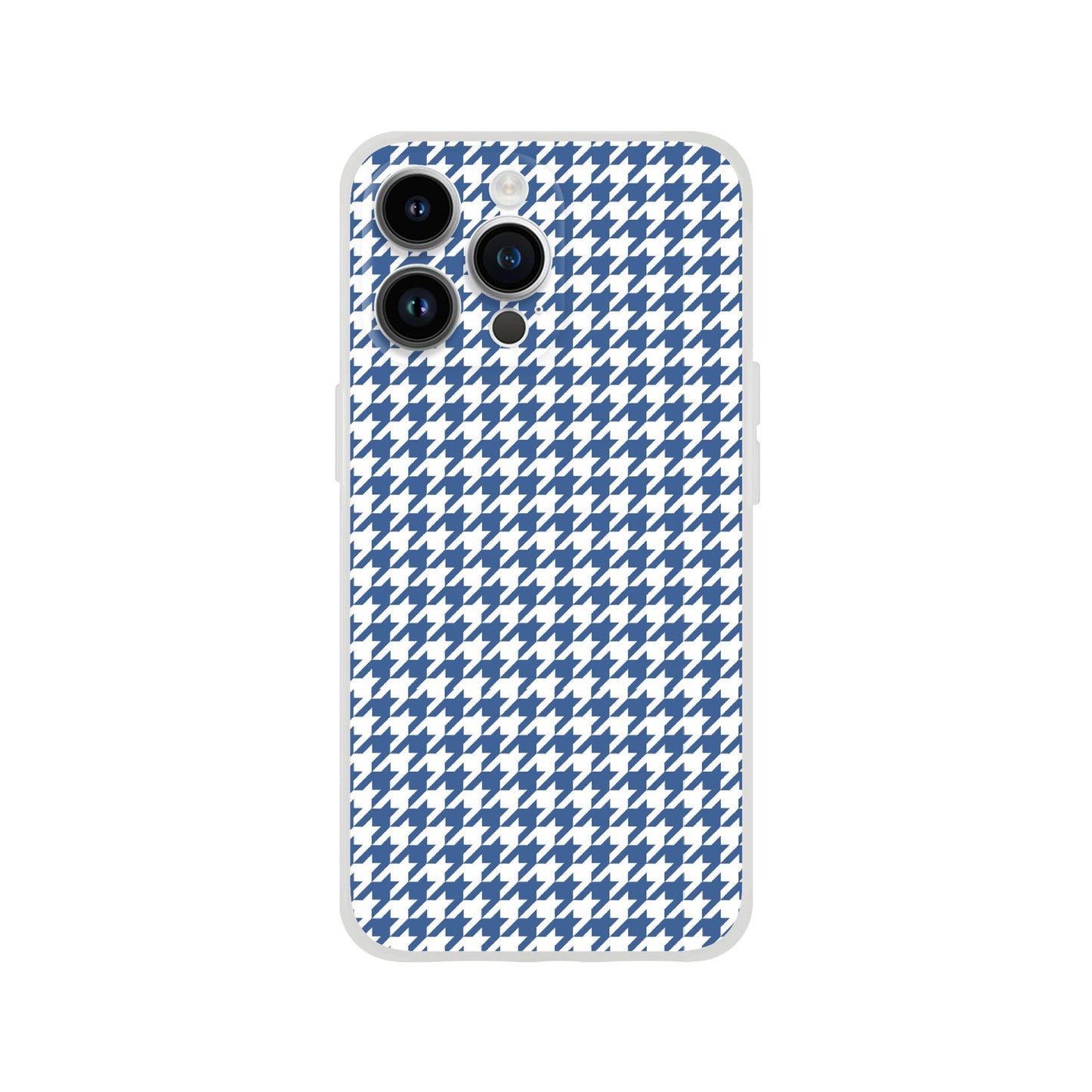 Houndstooth Pattern in Integra Blue - Phone Case