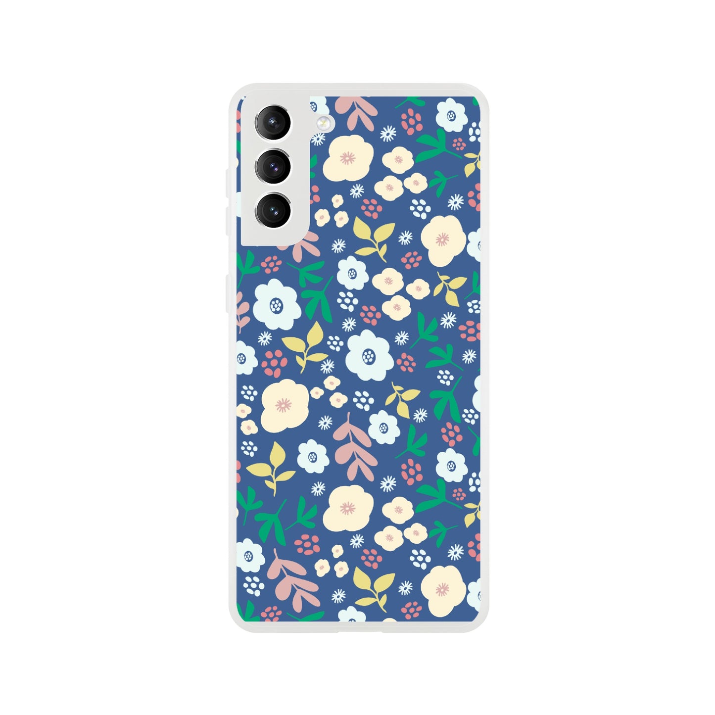 Spring Flowers on Blue - Phone Case