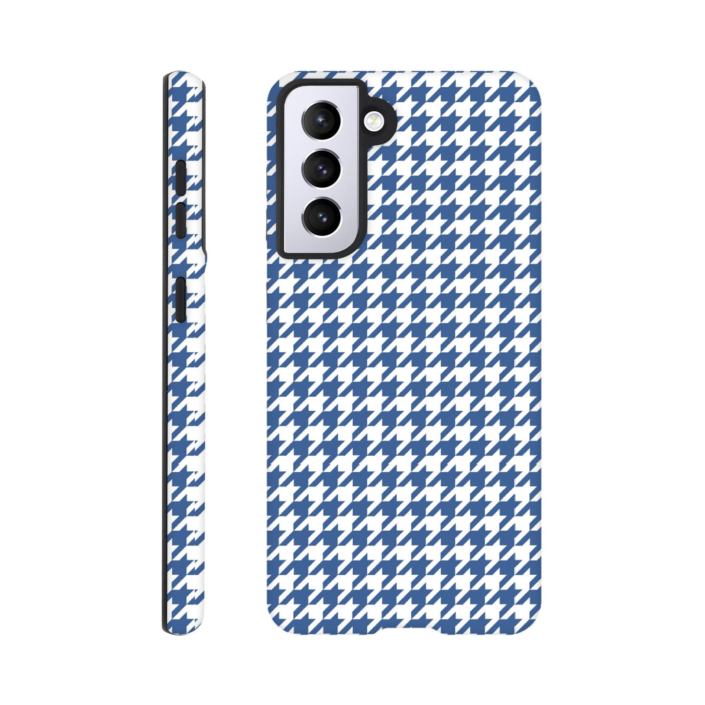 Houndstooth Pattern in Integra Blue - Phone Case