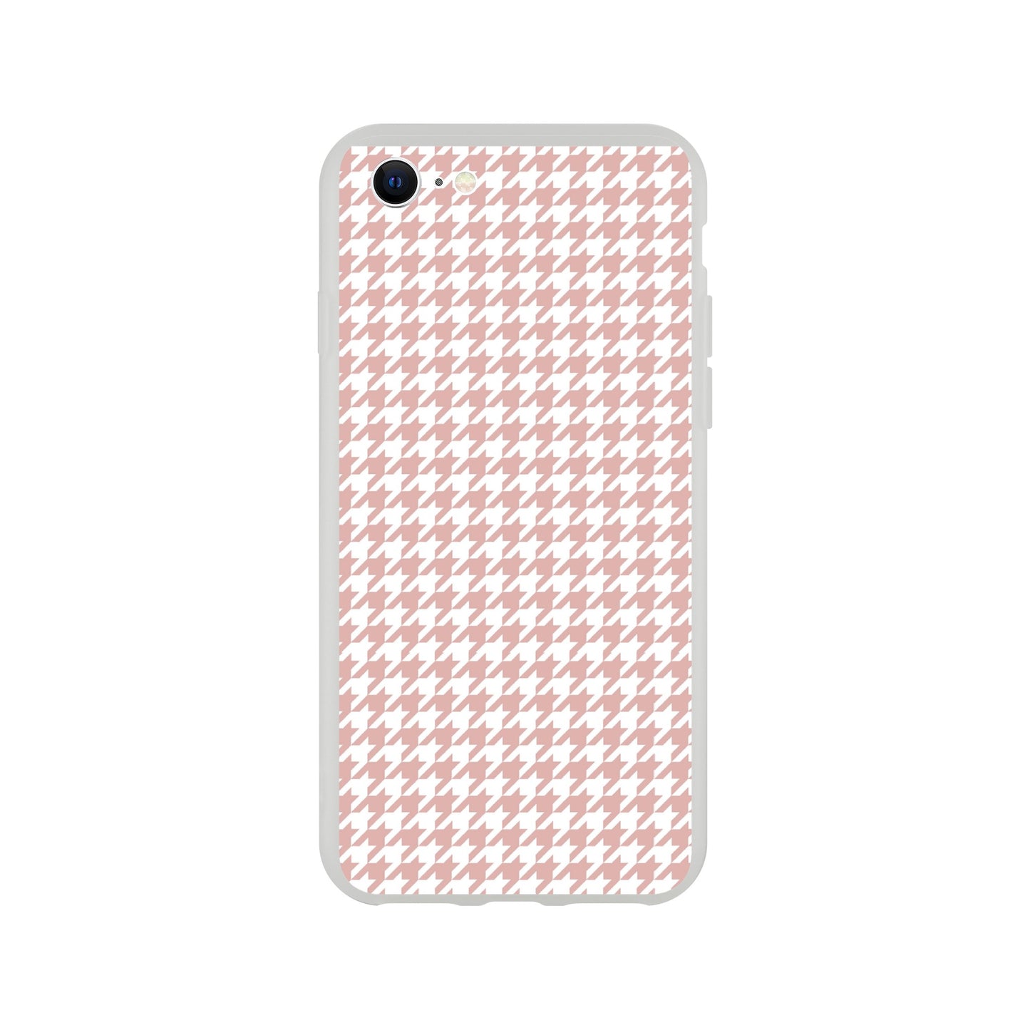 Houndstooth Pattern in Pink - Phone Case