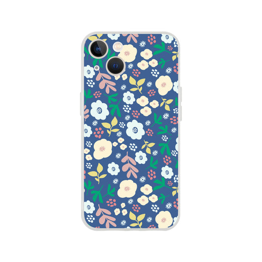 Spring Flowers on Blue - Phone Case
