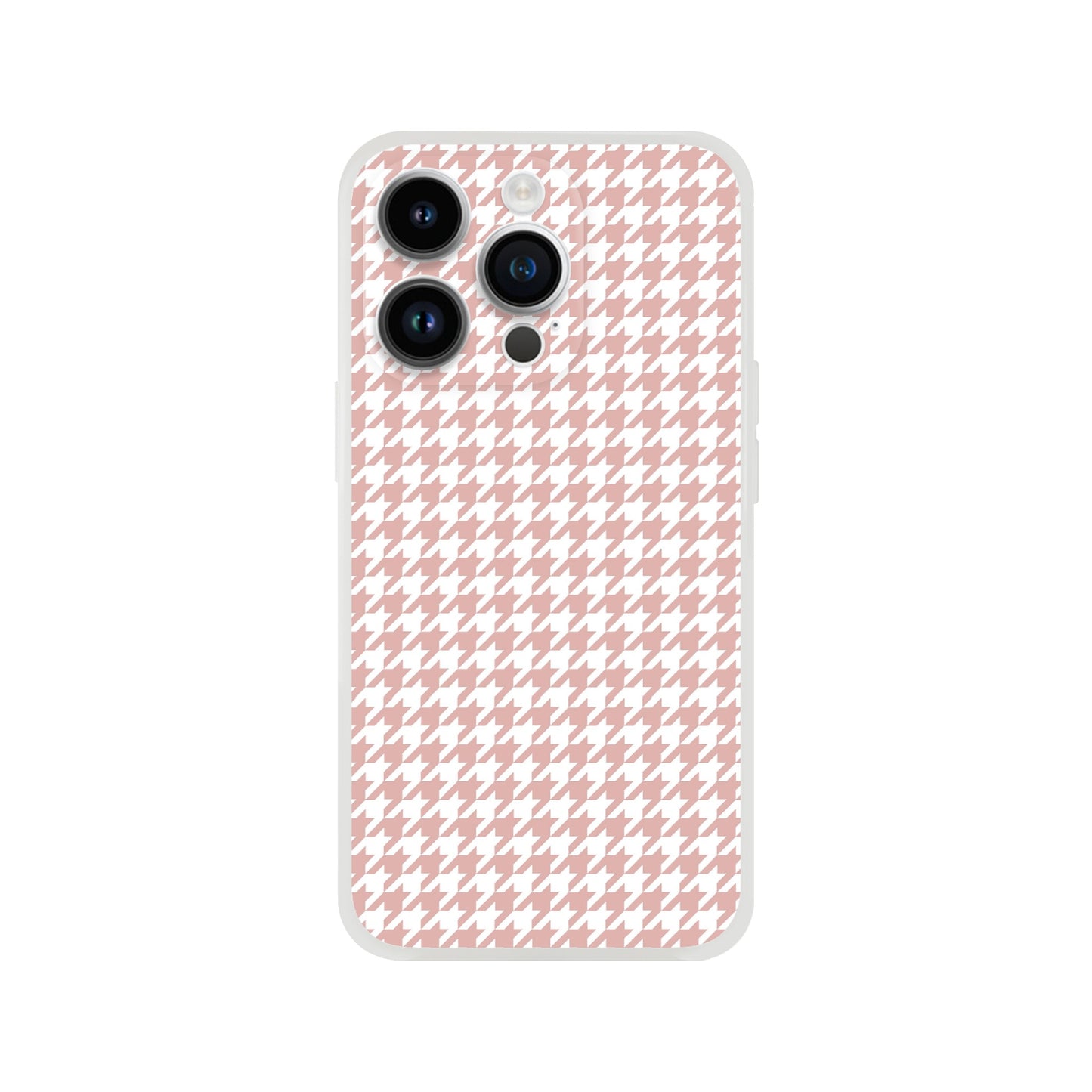 Houndstooth Pattern in Pink - Phone Case