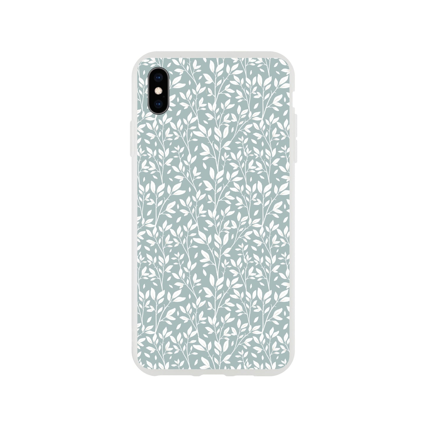 Sage Green Botanical Leaves Phone Case - Stylish & Protective