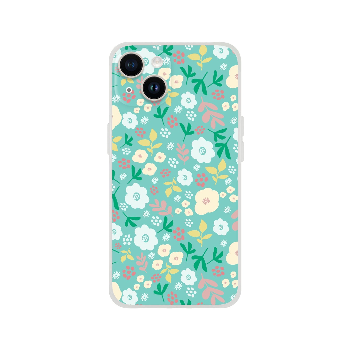 Spring Flowers on Green - Phone Case