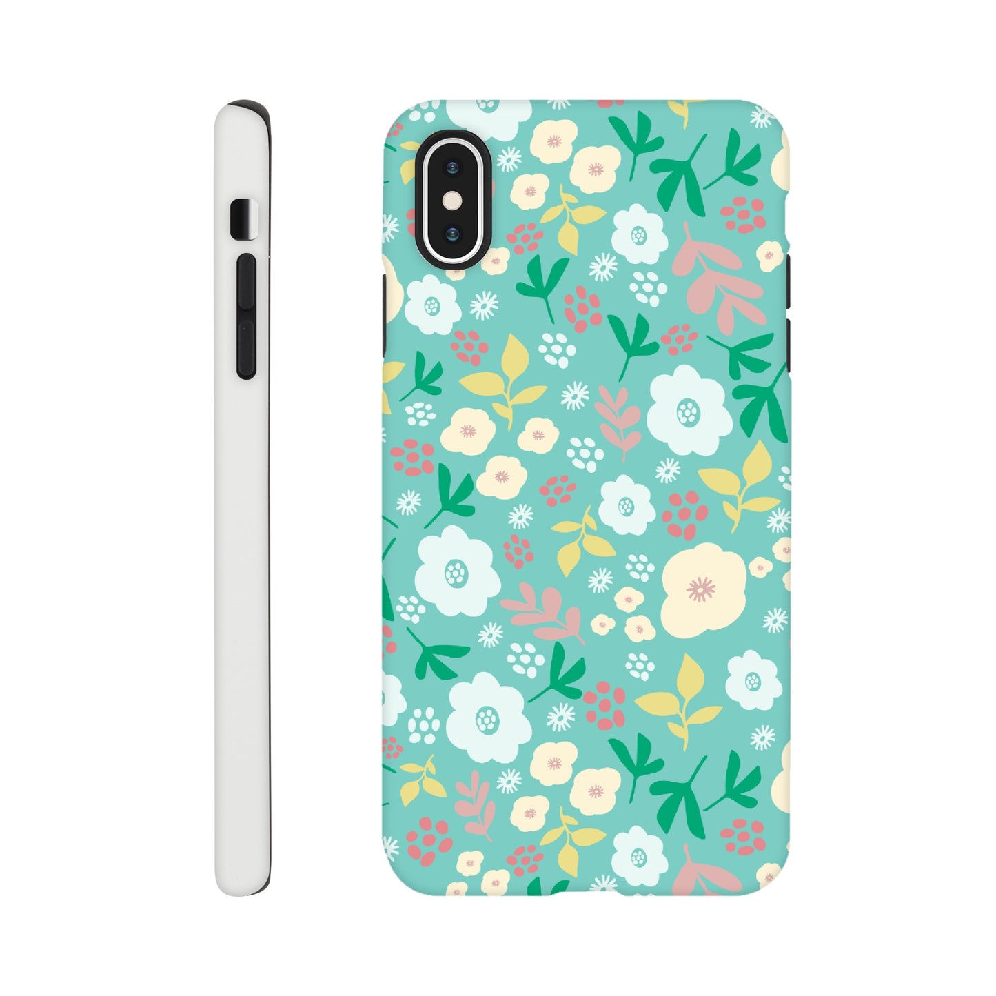 Spring Flowers on Green - Phone Case