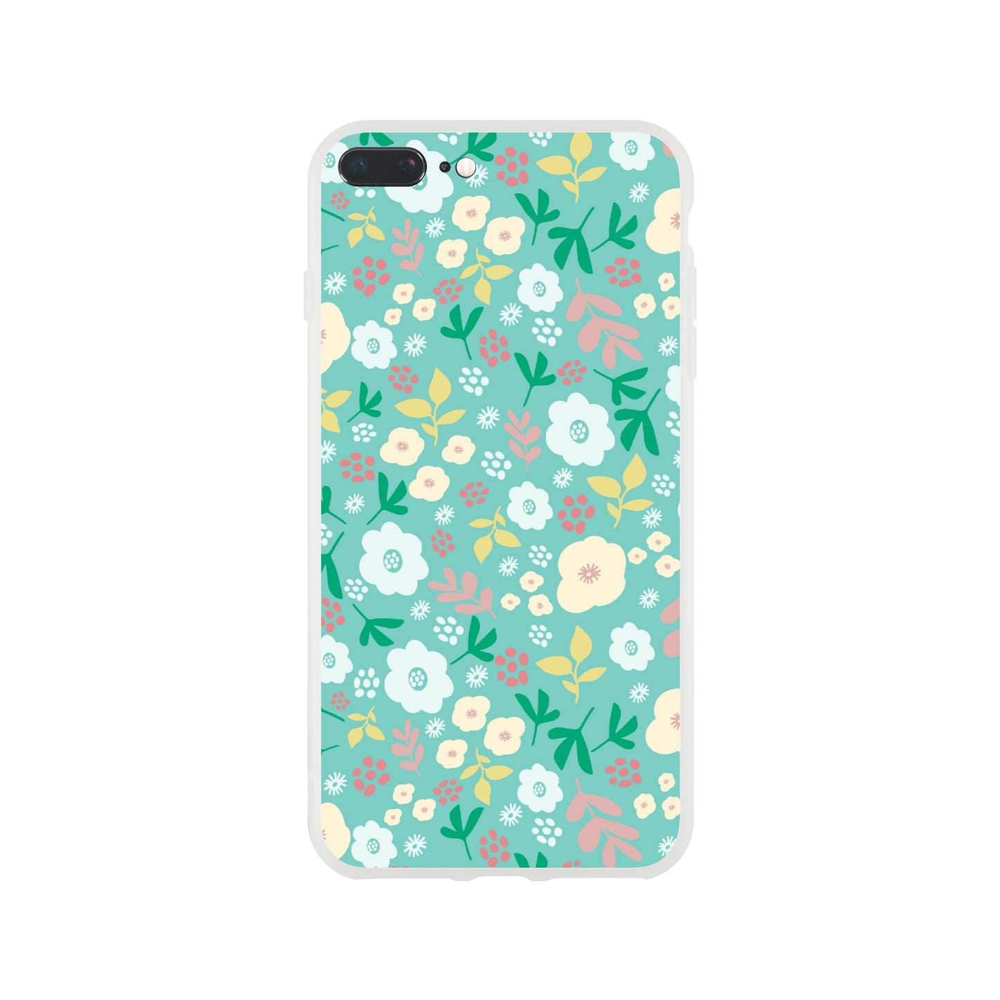 Spring Flowers on Green - Phone Case