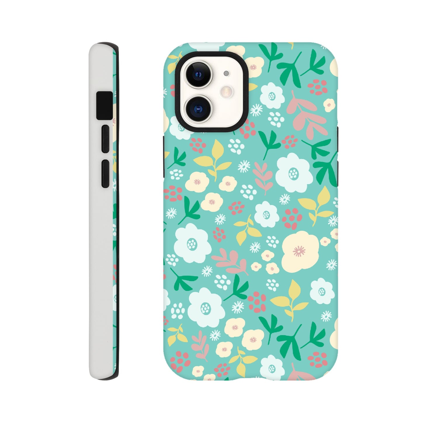 Spring Flowers on Green - Phone Case