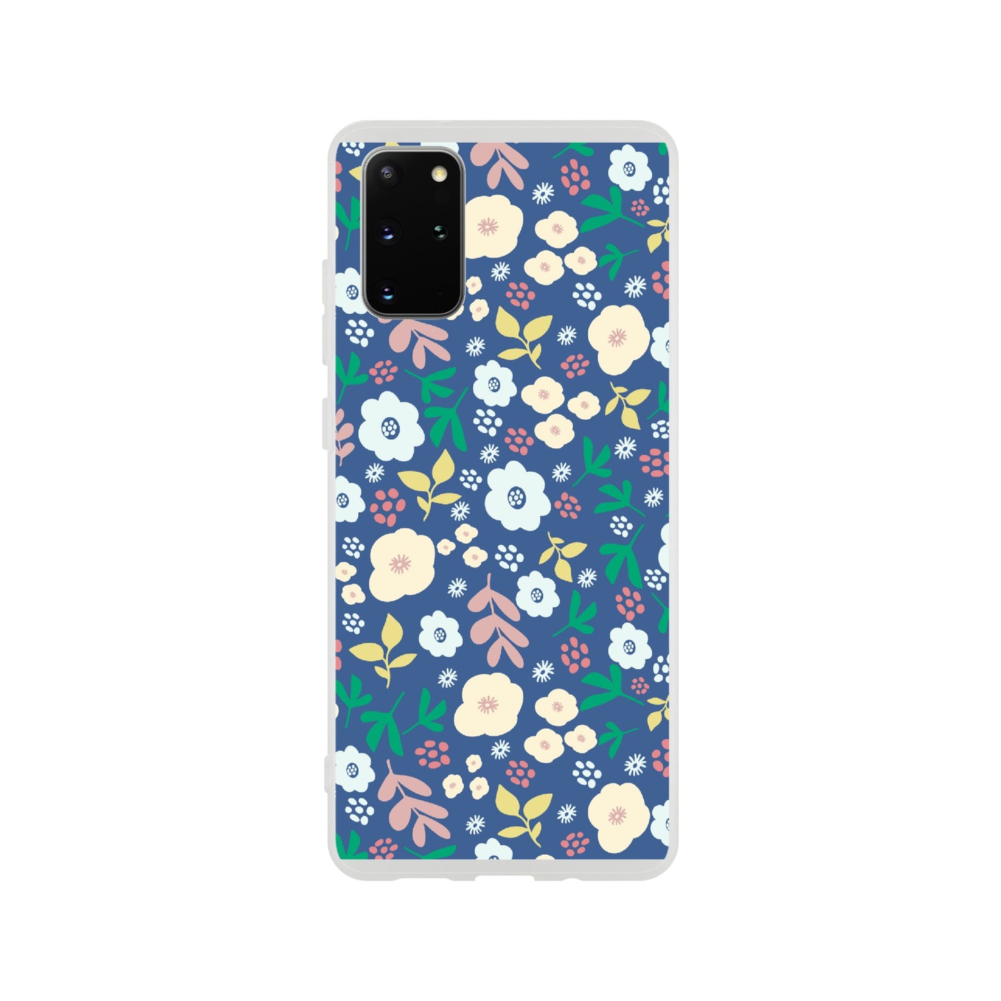 Spring Flowers on Blue - Phone Case