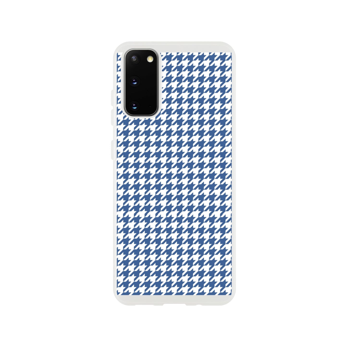 Houndstooth Pattern in Integra Blue - Phone Case