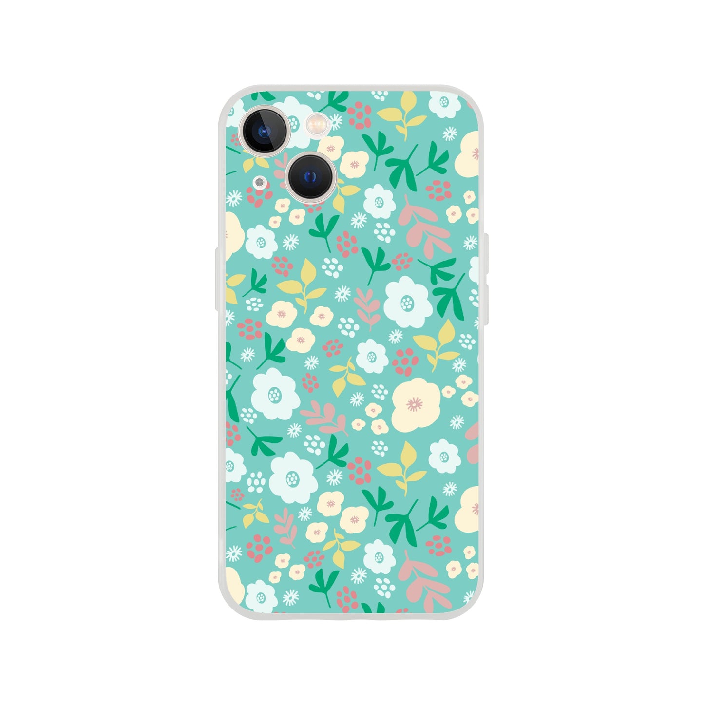 Spring Flowers on Green - Phone Case