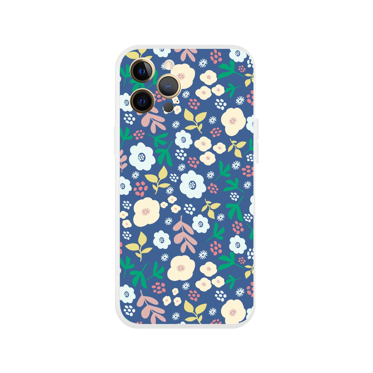 Spring Flowers on Blue - Phone Case