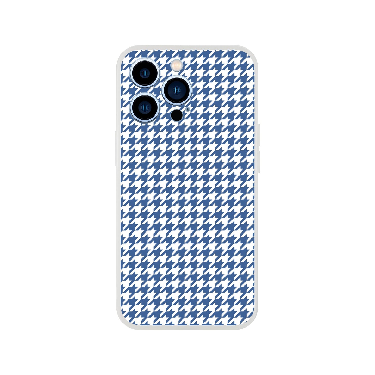 Houndstooth Pattern in Integra Blue - Phone Case