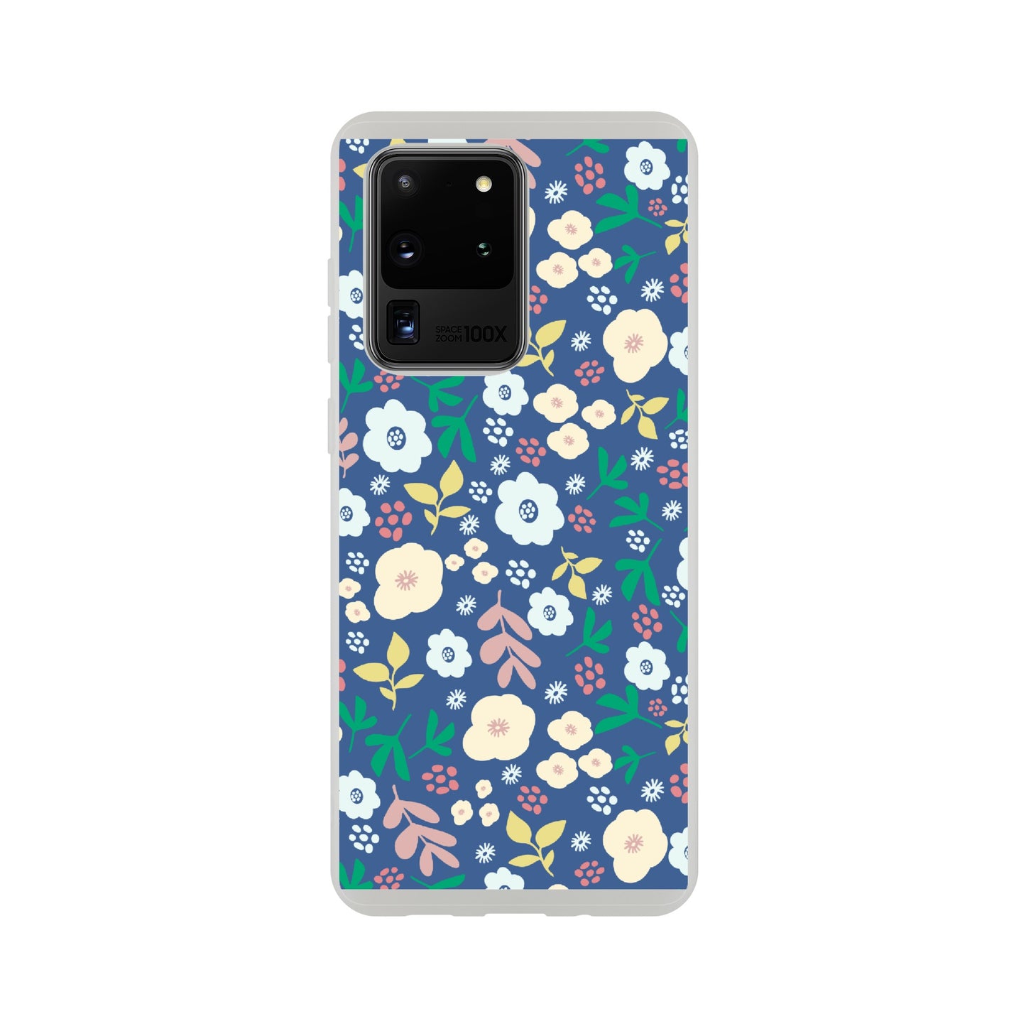 Spring Flowers on Blue - Phone Case