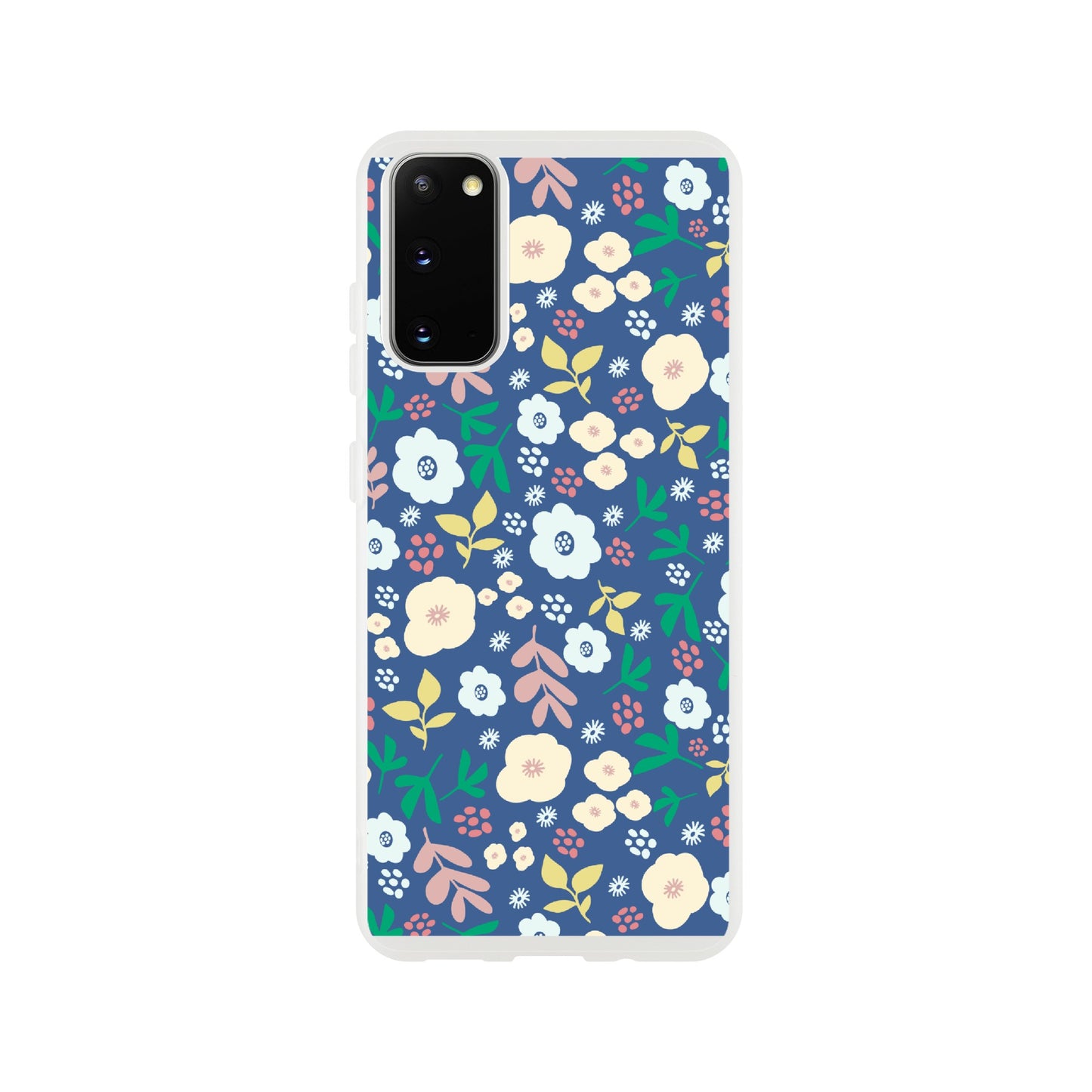 Spring Flowers on Blue - Phone Case