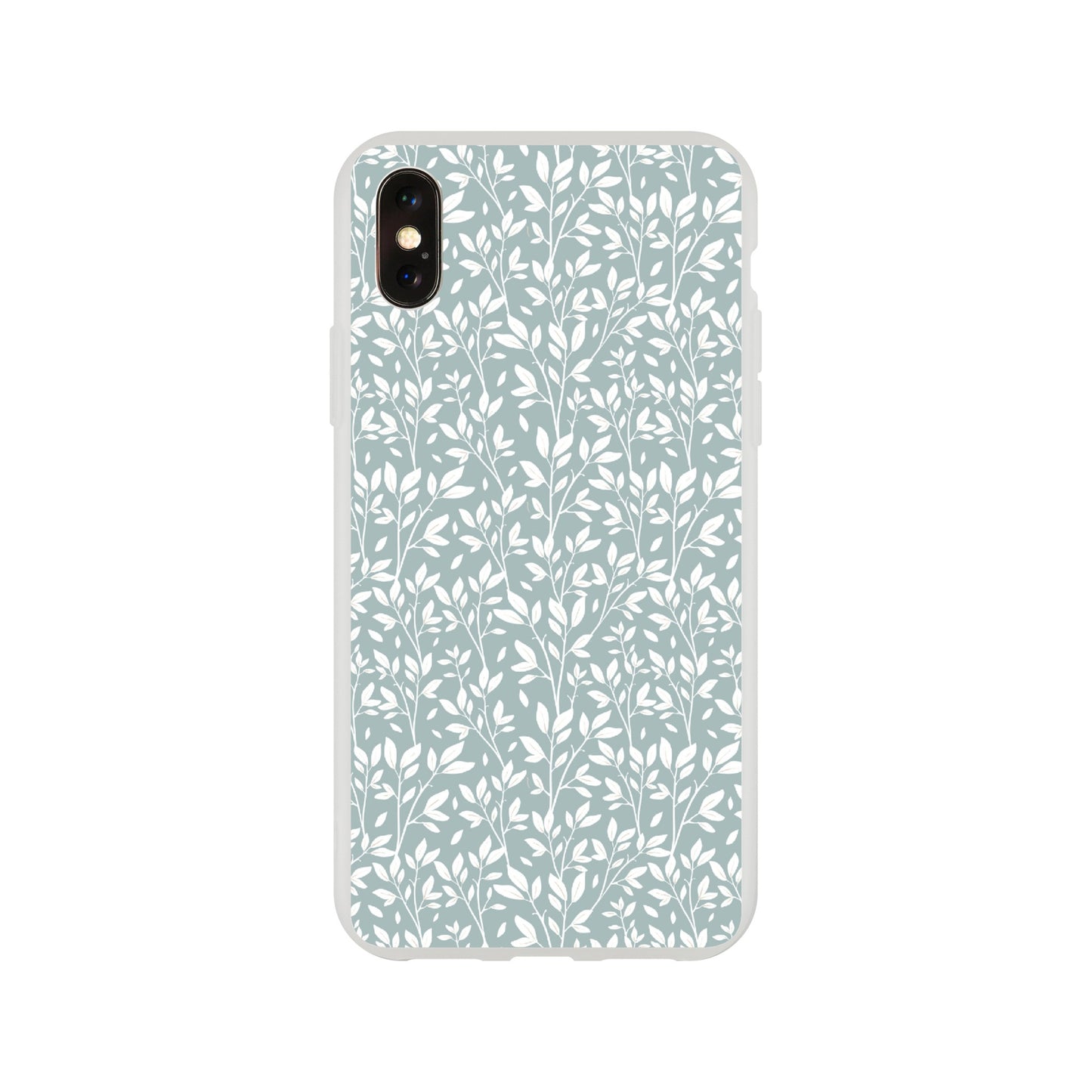 Sage Green Botanical Leaves Phone Case - Stylish & Protective