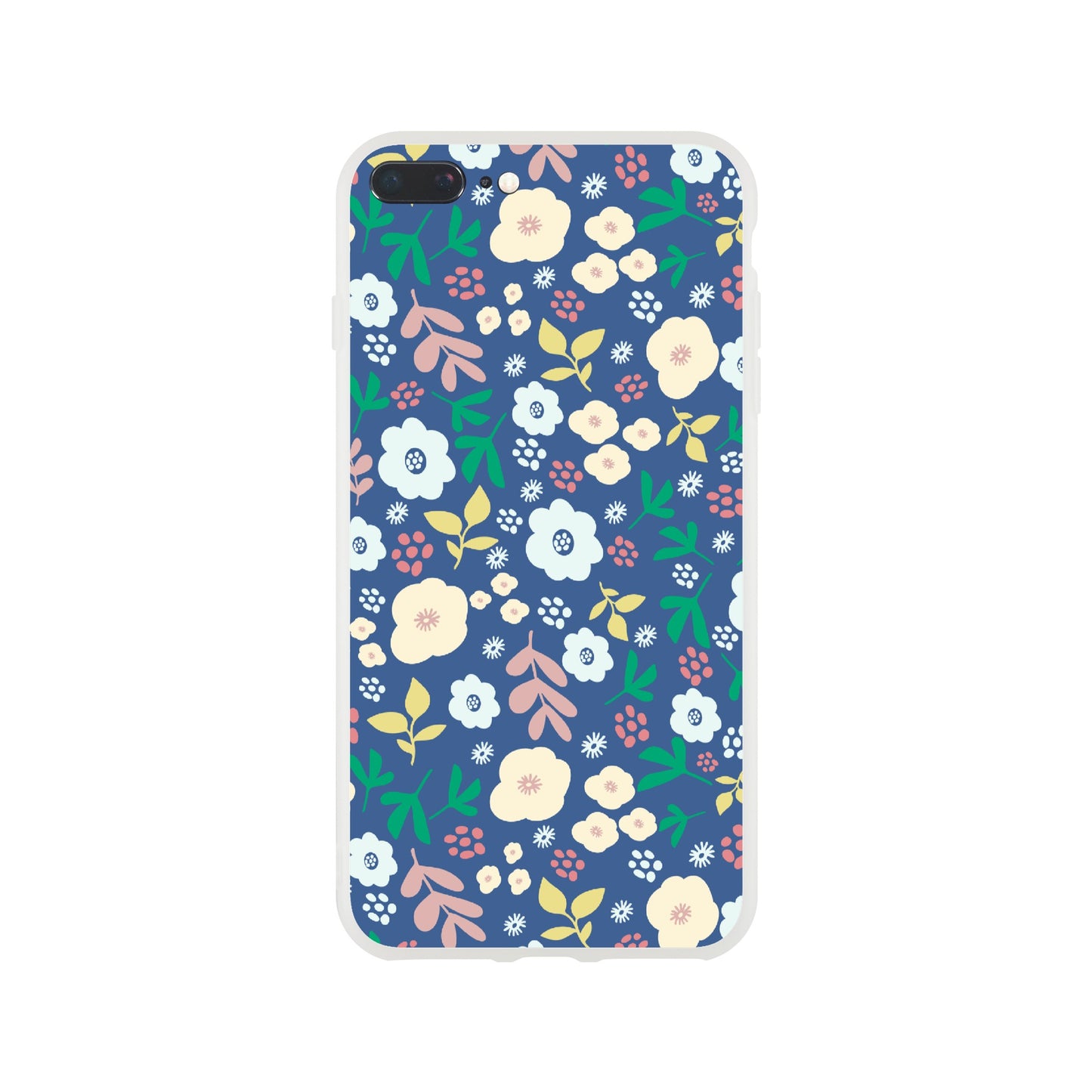 Spring Flowers on Blue - Phone Case