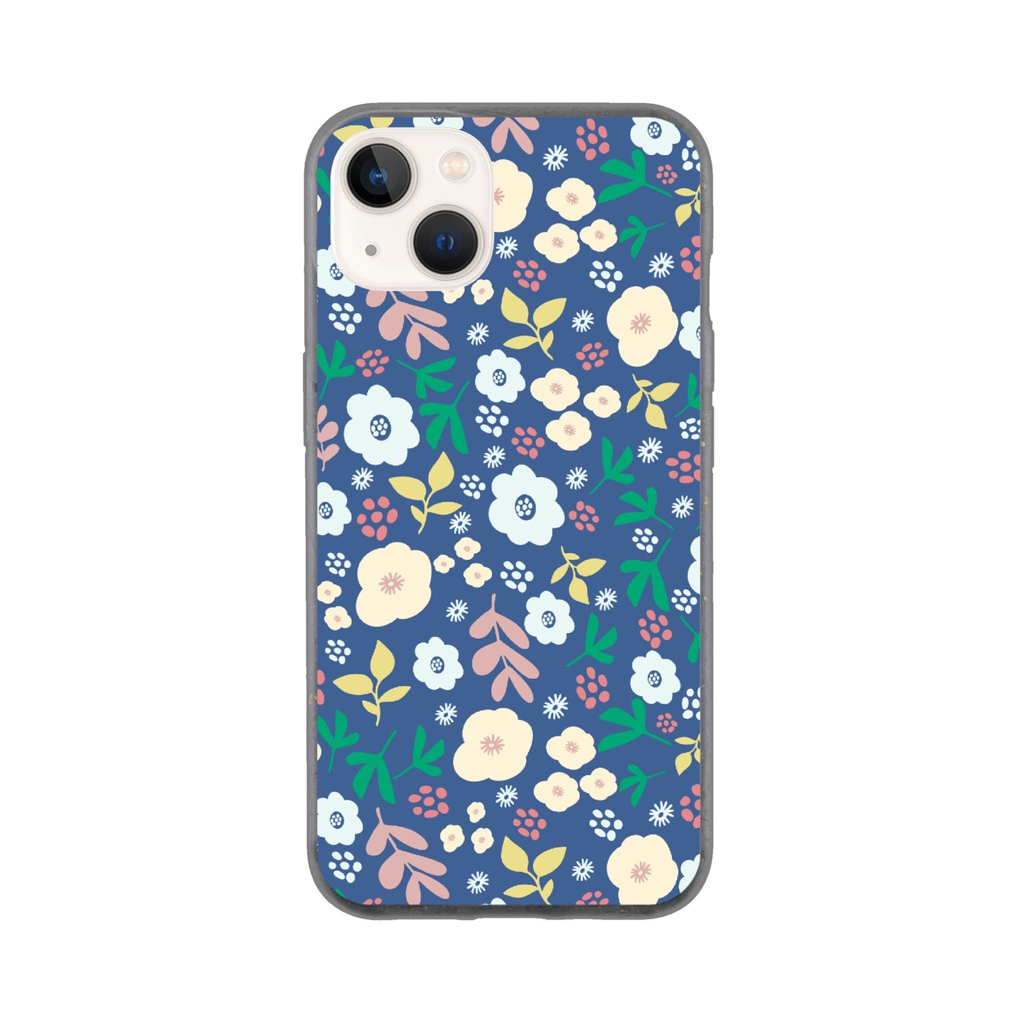 Spring Flowers on Blue - Phone Case