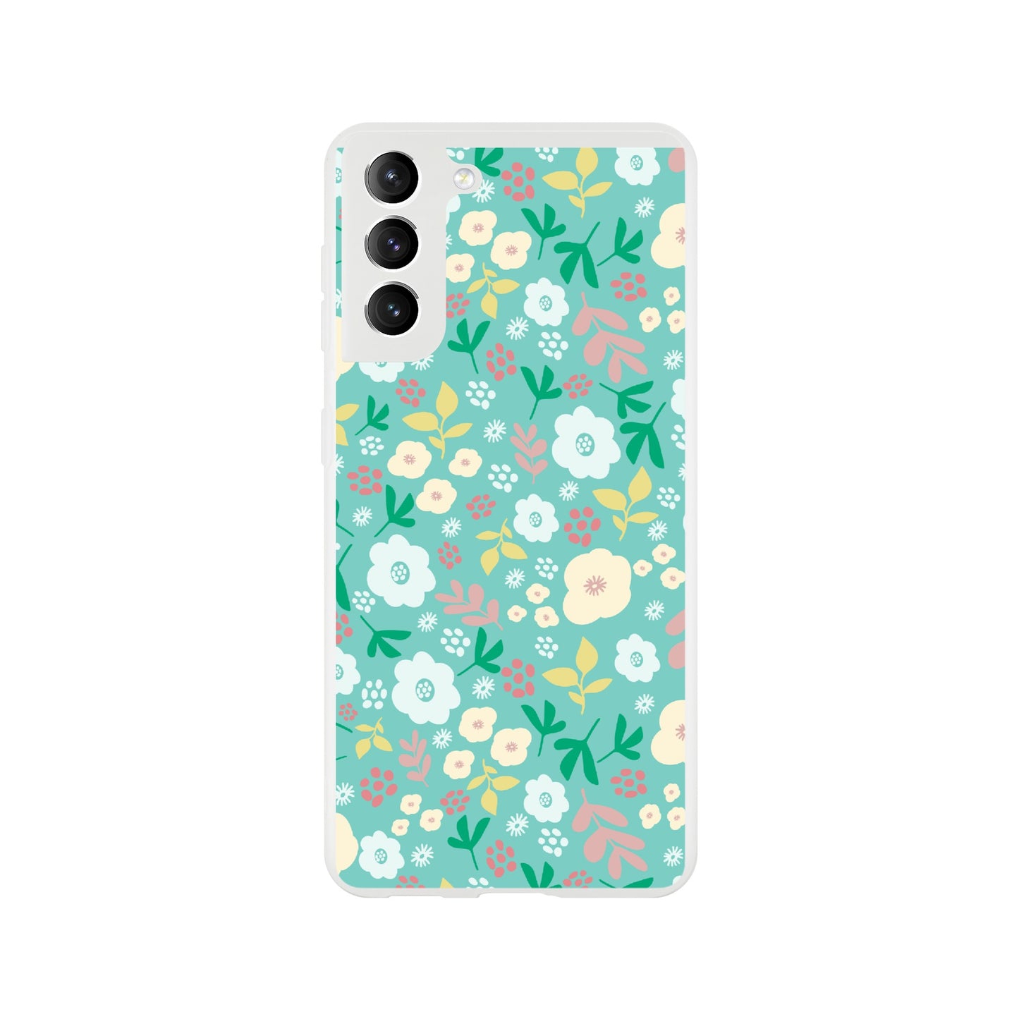 Spring Flowers on Green - Phone Case