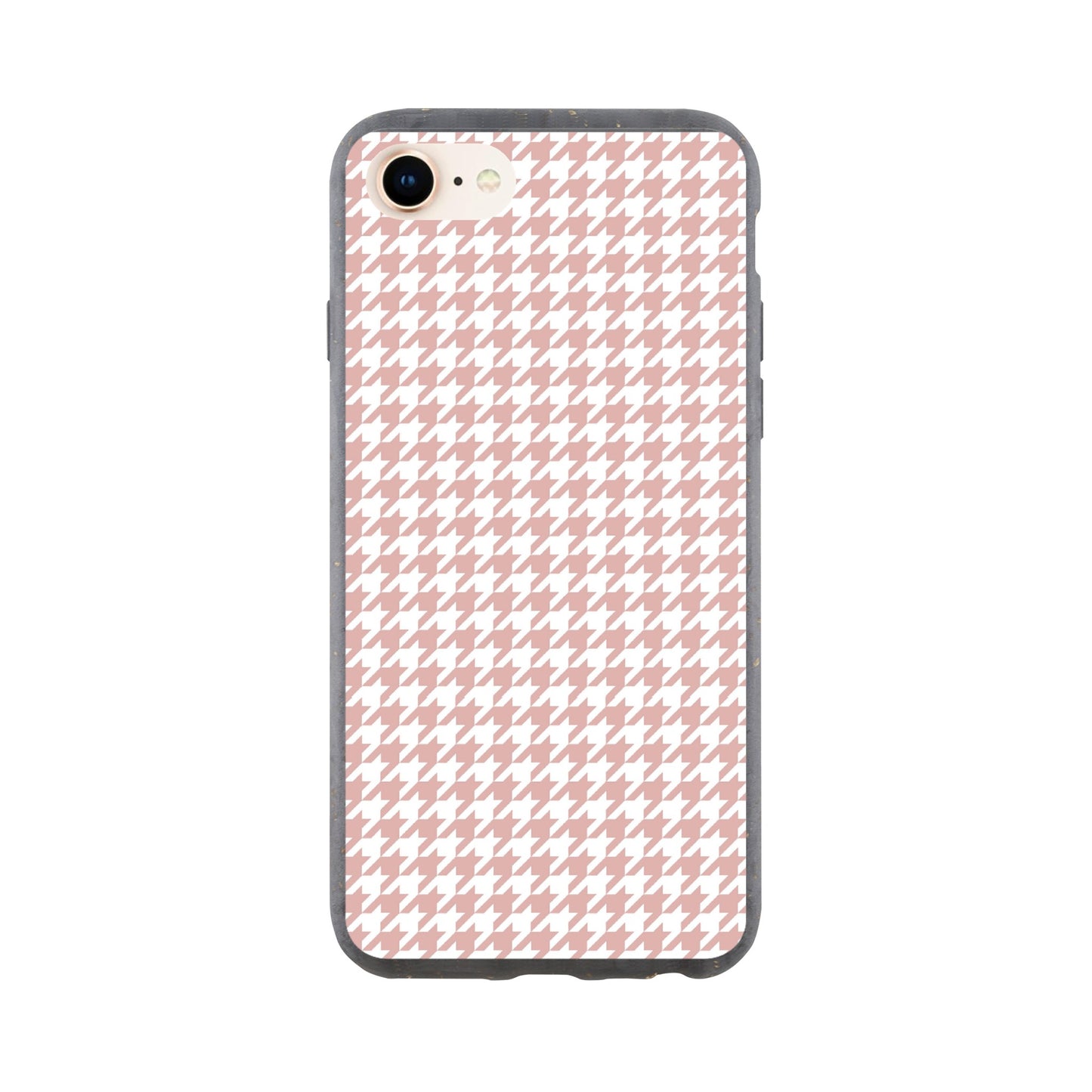 Houndstooth Pattern in Pink - Phone Case