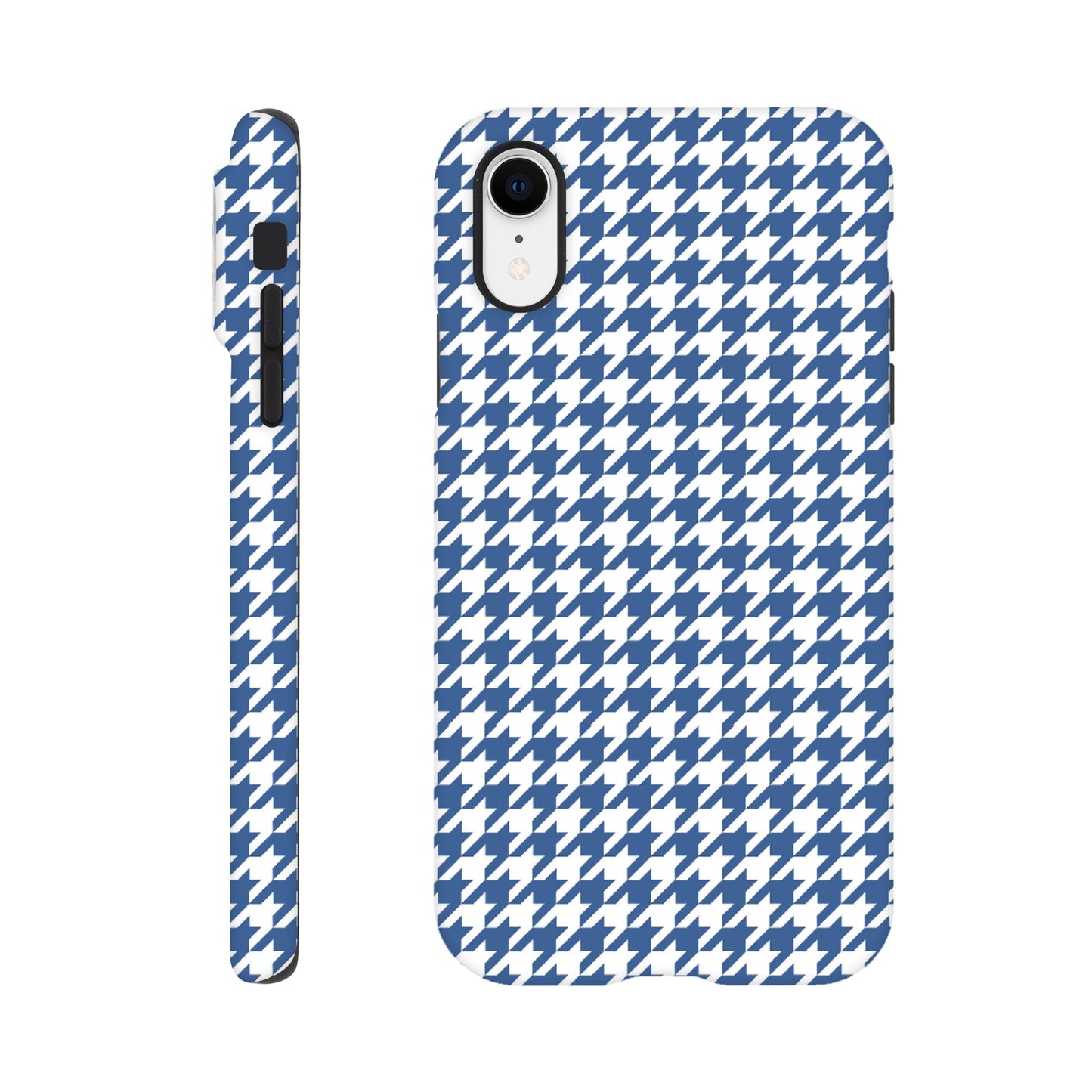 Houndstooth Pattern in Integra Blue - Phone Case