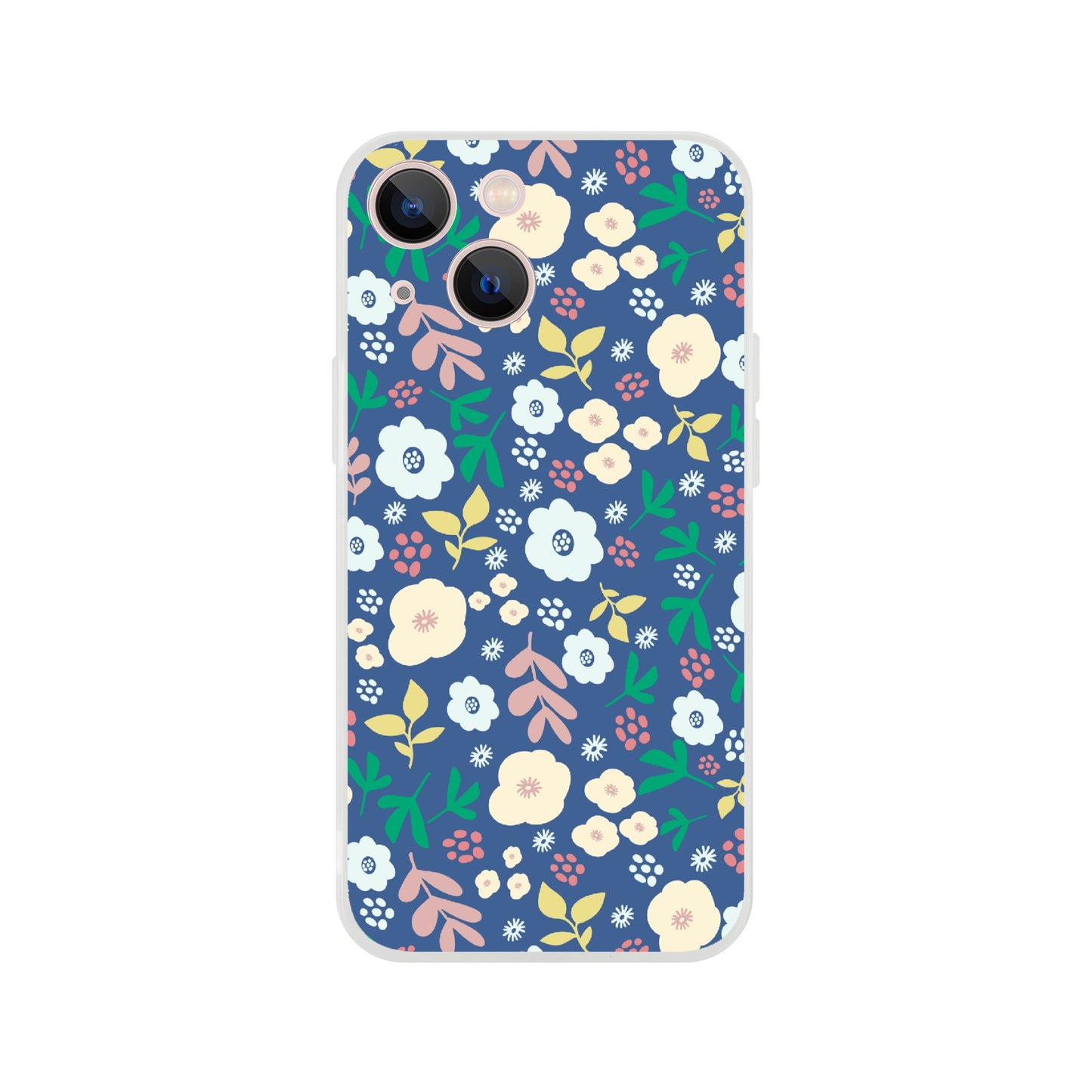 Spring Flowers on Blue - Phone Case